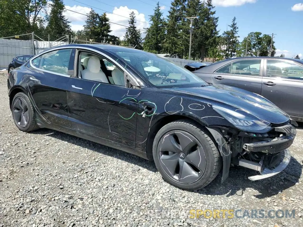 4 Photograph of a damaged car 5YJ3E1EBXLF795689 TESLA MODEL 3 2020