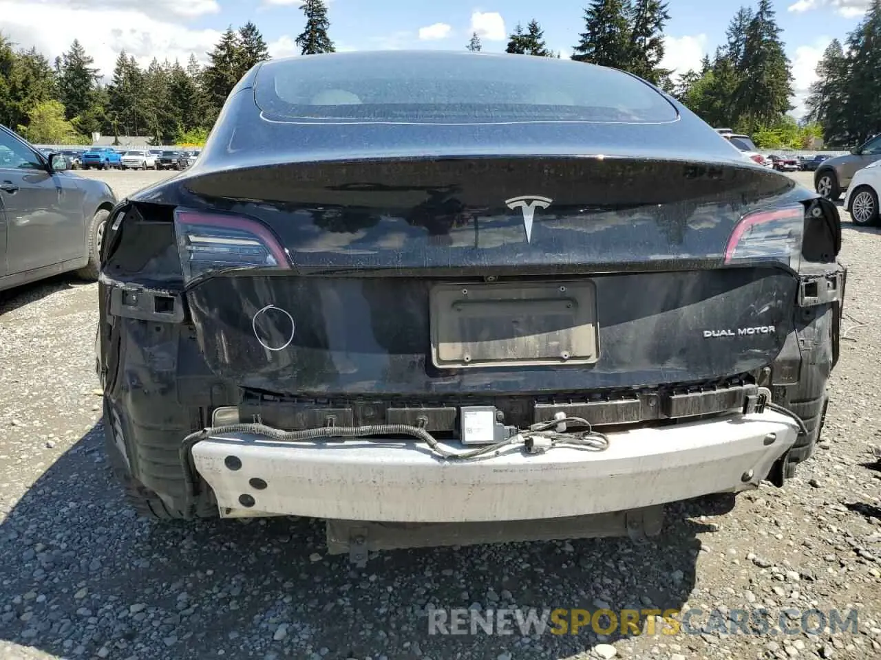 6 Photograph of a damaged car 5YJ3E1EBXLF795689 TESLA MODEL 3 2020