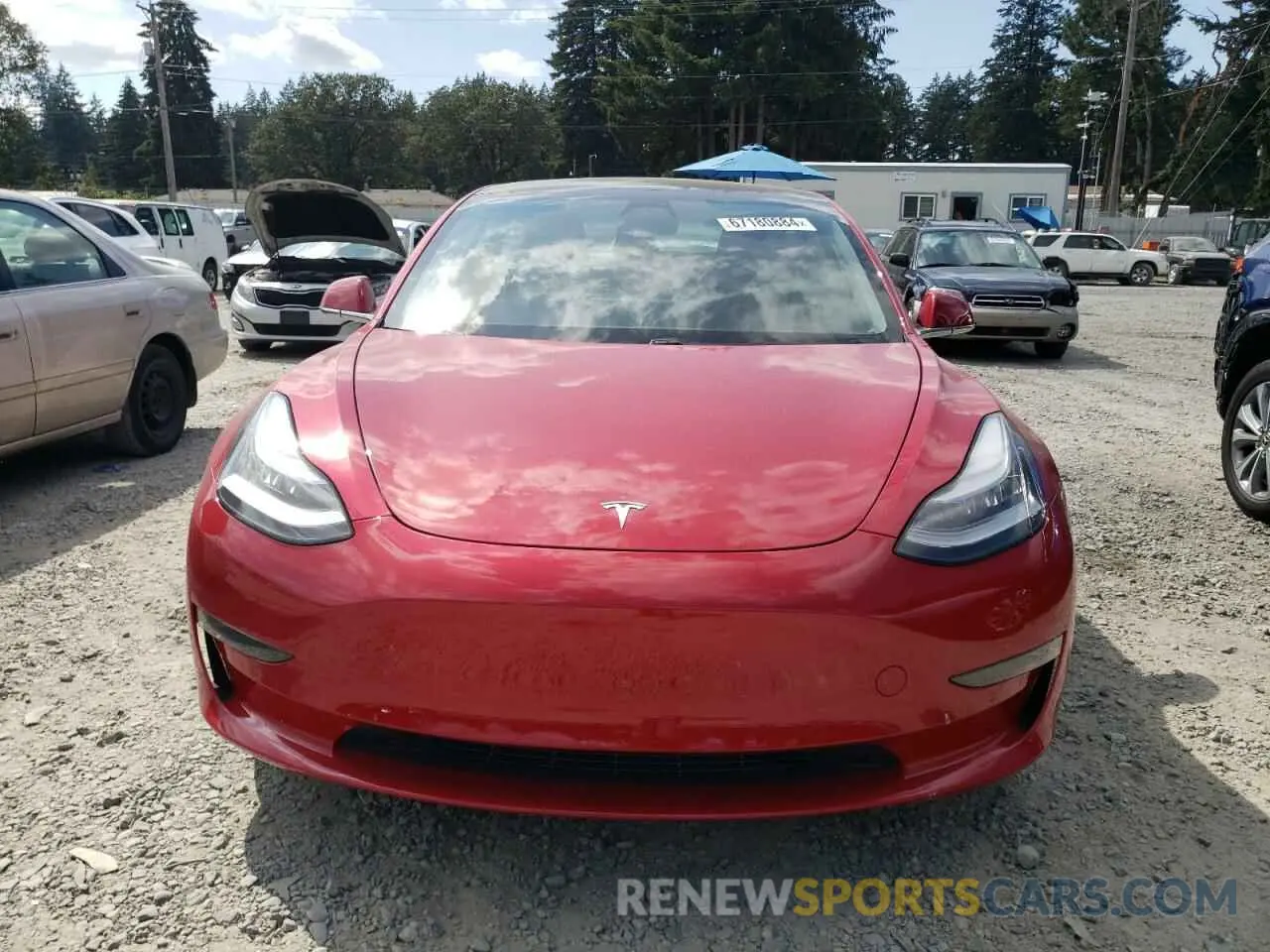 5 Photograph of a damaged car 5YJ3E1EBXLF800874 TESLA MODEL 3 2020