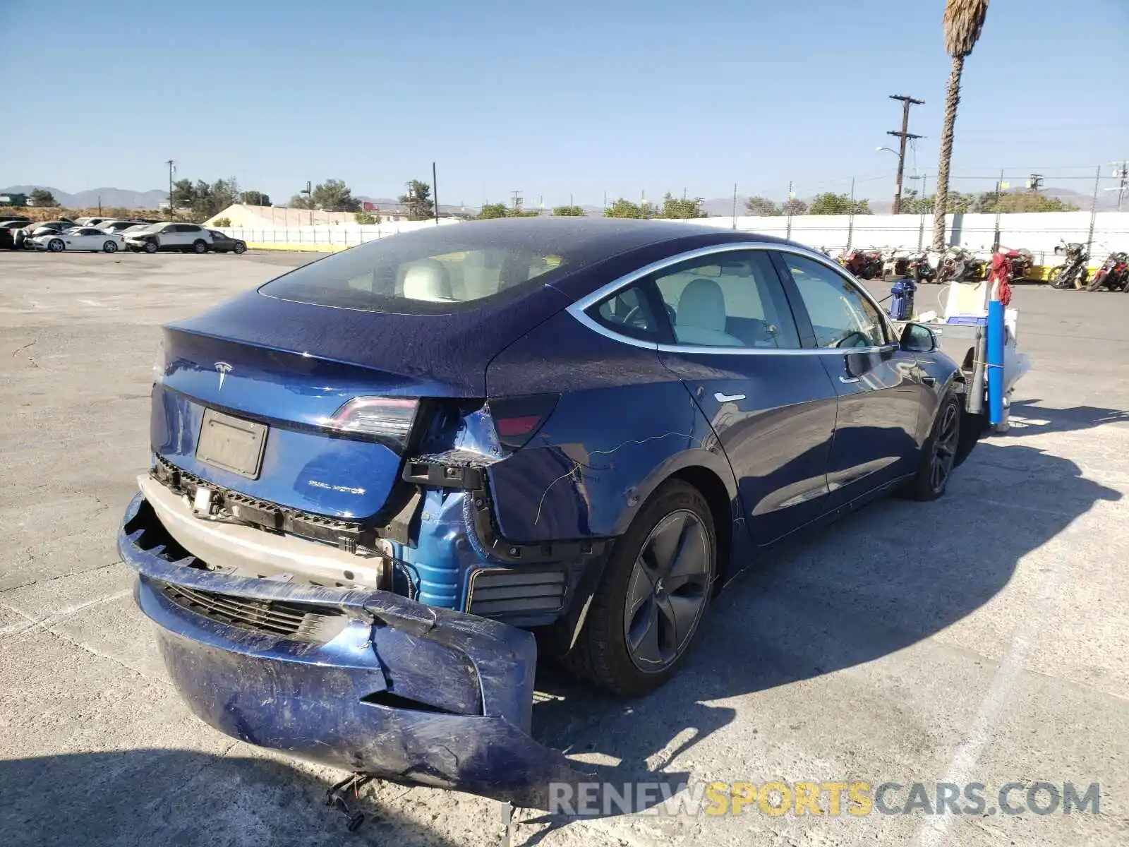 4 Photograph of a damaged car 5YJ3E1EBXLF806674 TESLA MODEL 3 2020