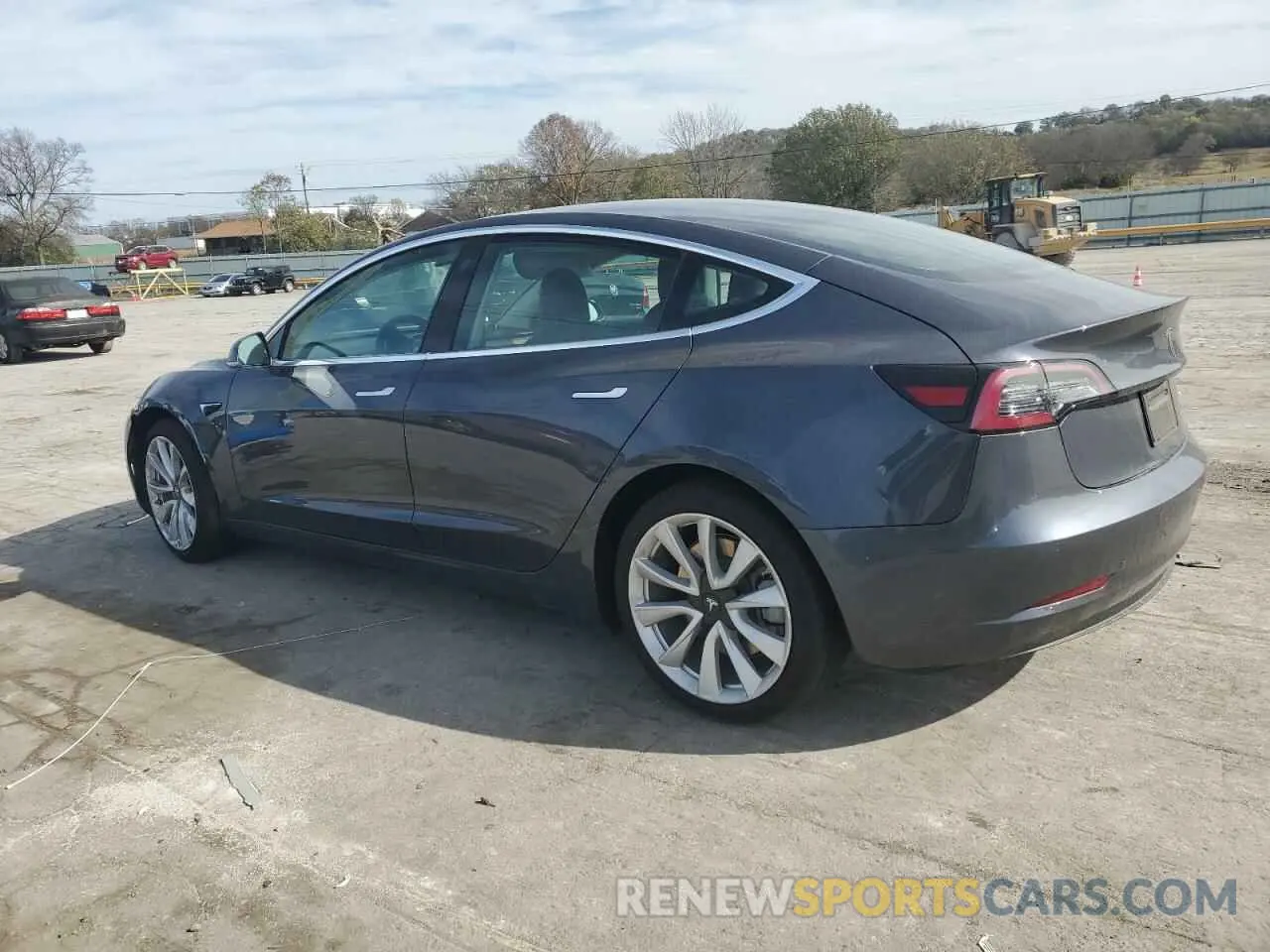 2 Photograph of a damaged car 5YJ3E1EBXLF807744 TESLA MODEL 3 2020