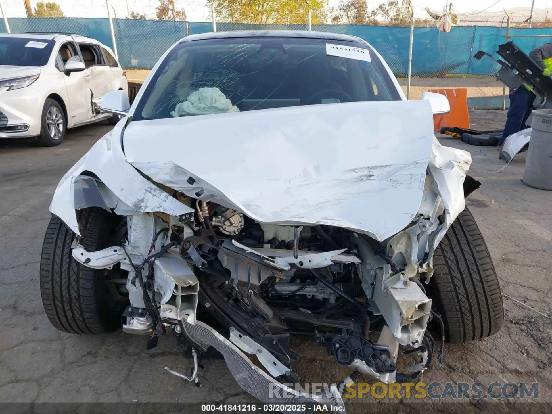 12 Photograph of a damaged car 5YJ3E1EC1LF602516 TESLA MODEL 3 2020