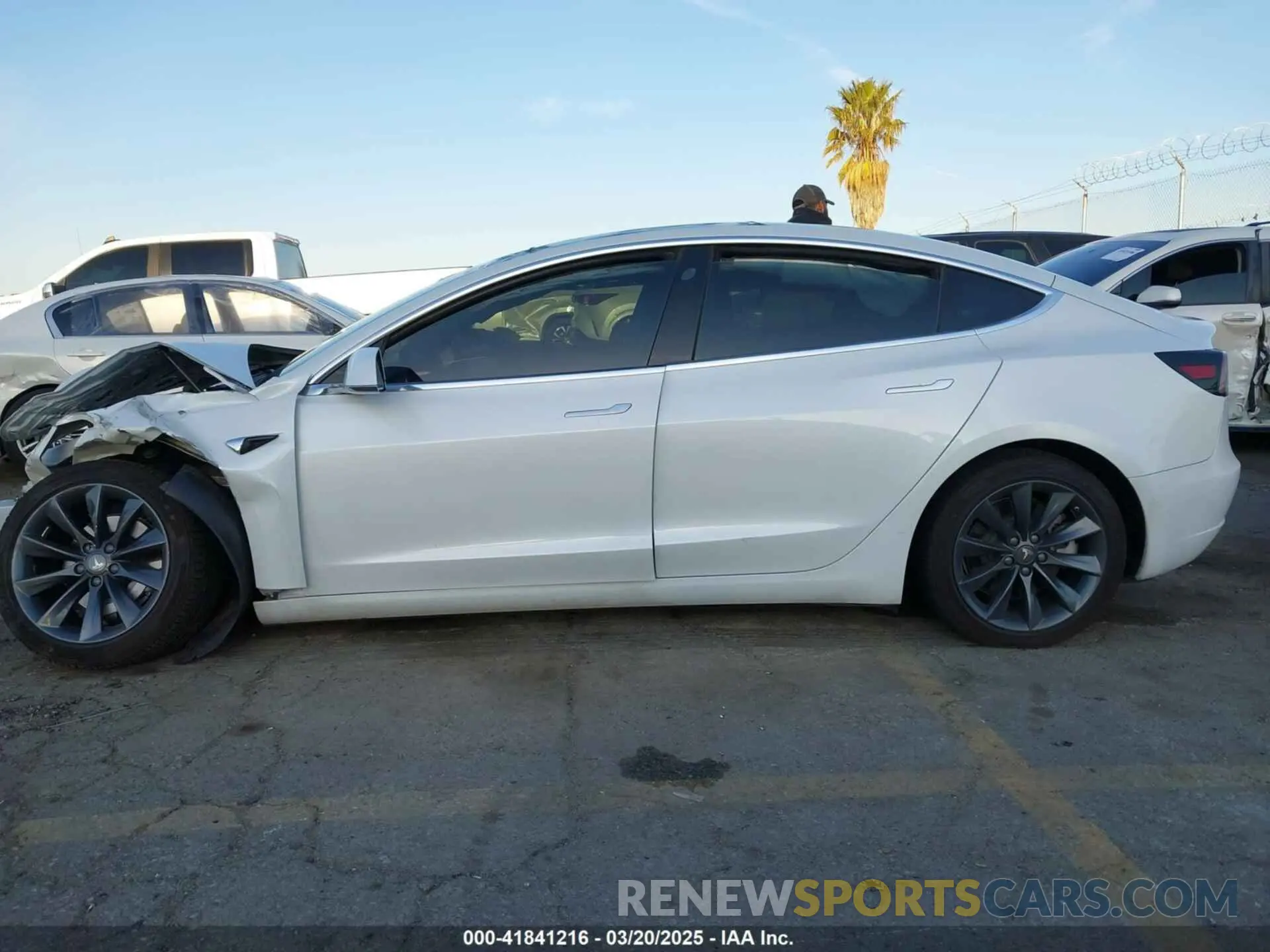 14 Photograph of a damaged car 5YJ3E1EC1LF602516 TESLA MODEL 3 2020
