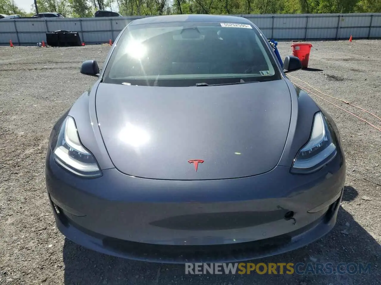5 Photograph of a damaged car 5YJ3E1EC1LF713406 TESLA MODEL 3 2020
