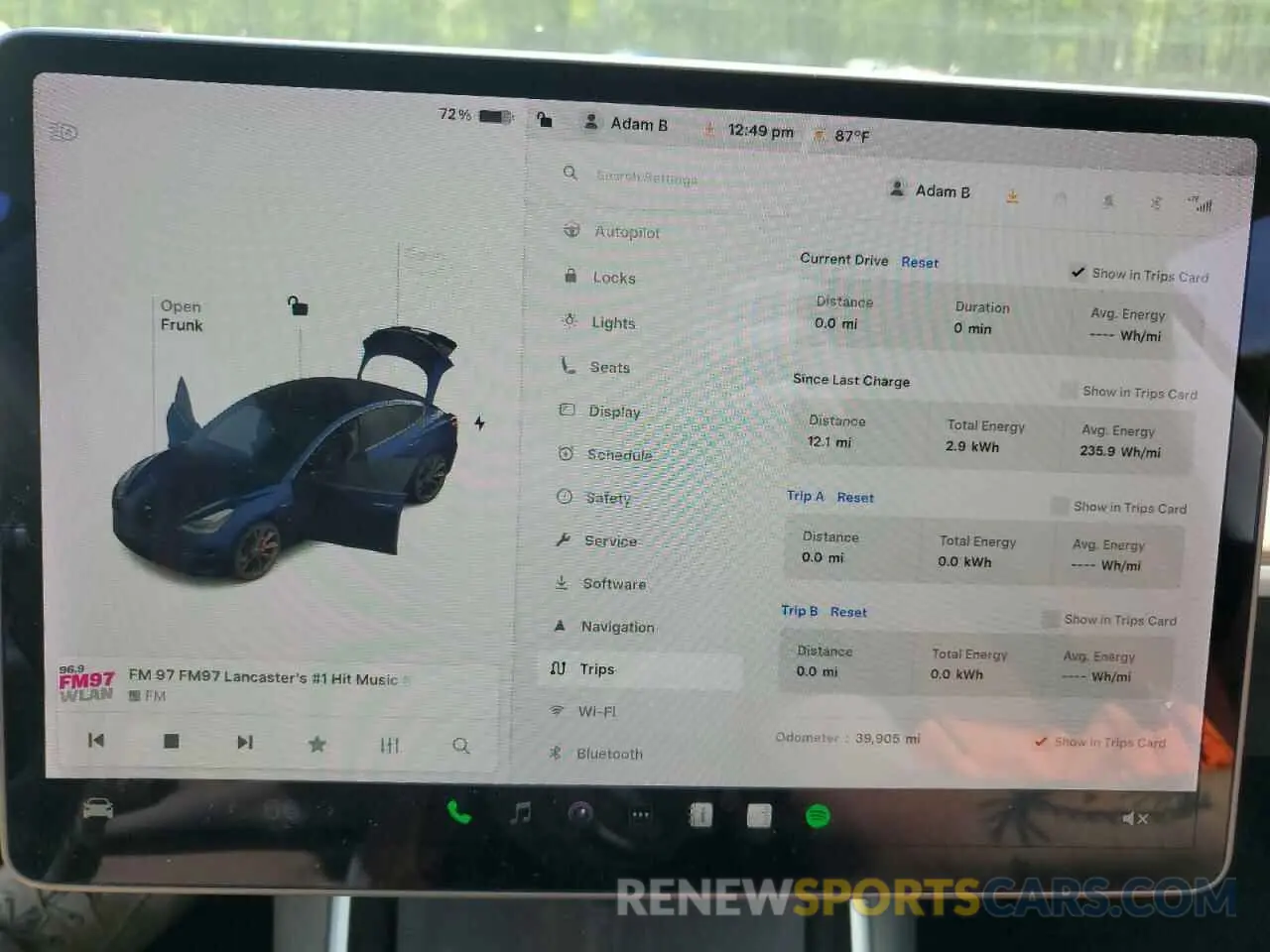 9 Photograph of a damaged car 5YJ3E1EC1LF713406 TESLA MODEL 3 2020