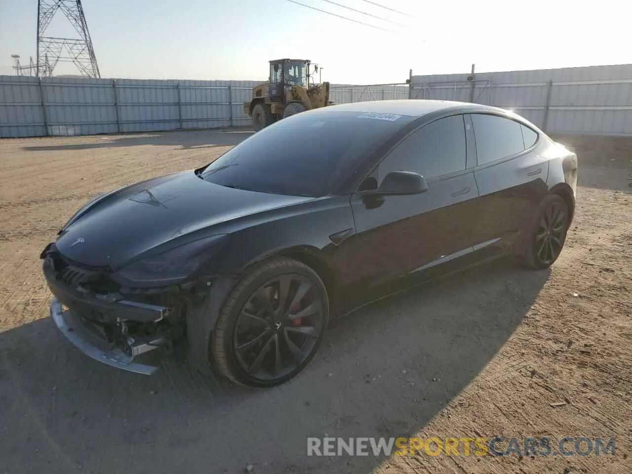 1 Photograph of a damaged car 5YJ3E1EC1LF742789 TESLA MODEL 3 2020