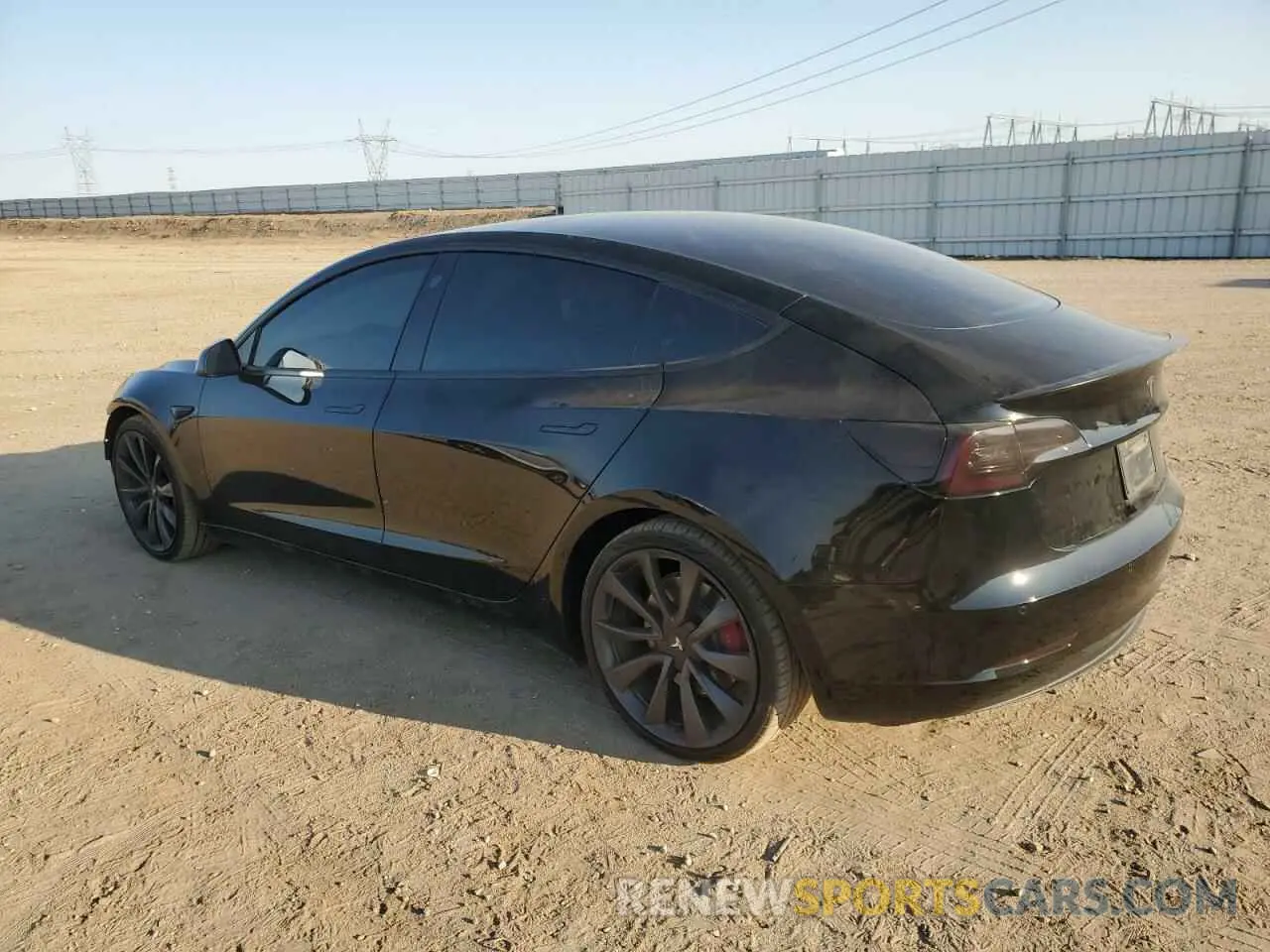 2 Photograph of a damaged car 5YJ3E1EC1LF742789 TESLA MODEL 3 2020