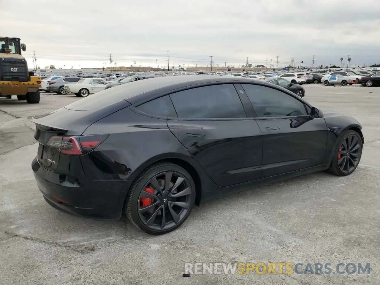 3 Photograph of a damaged car 5YJ3E1EC1LF746843 TESLA MODEL 3 2020