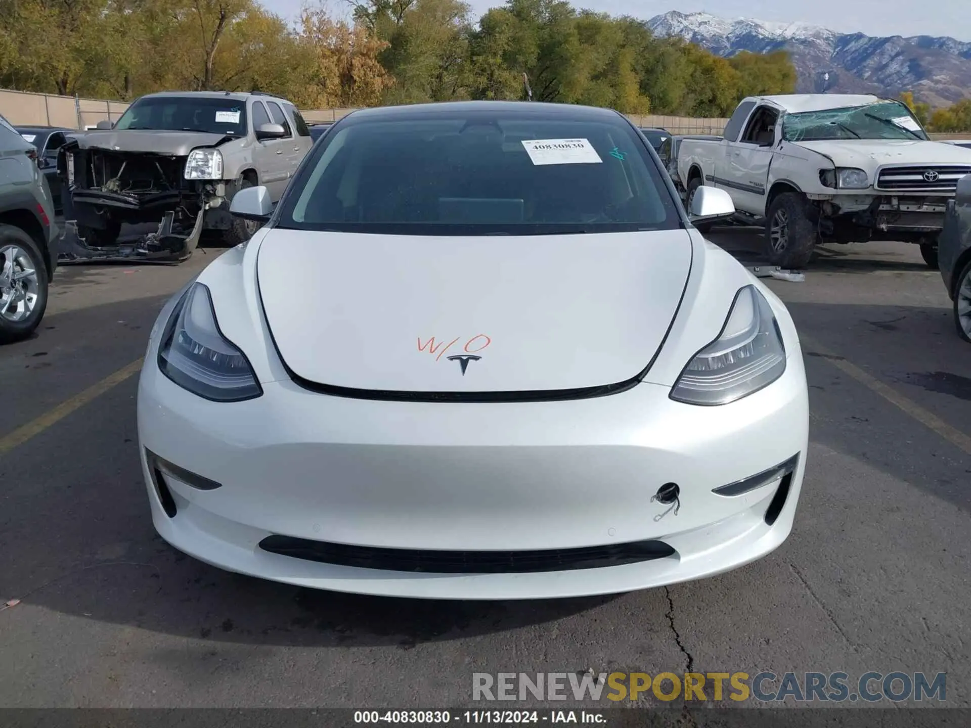 12 Photograph of a damaged car 5YJ3E1EC1LF807866 TESLA MODEL 3 2020