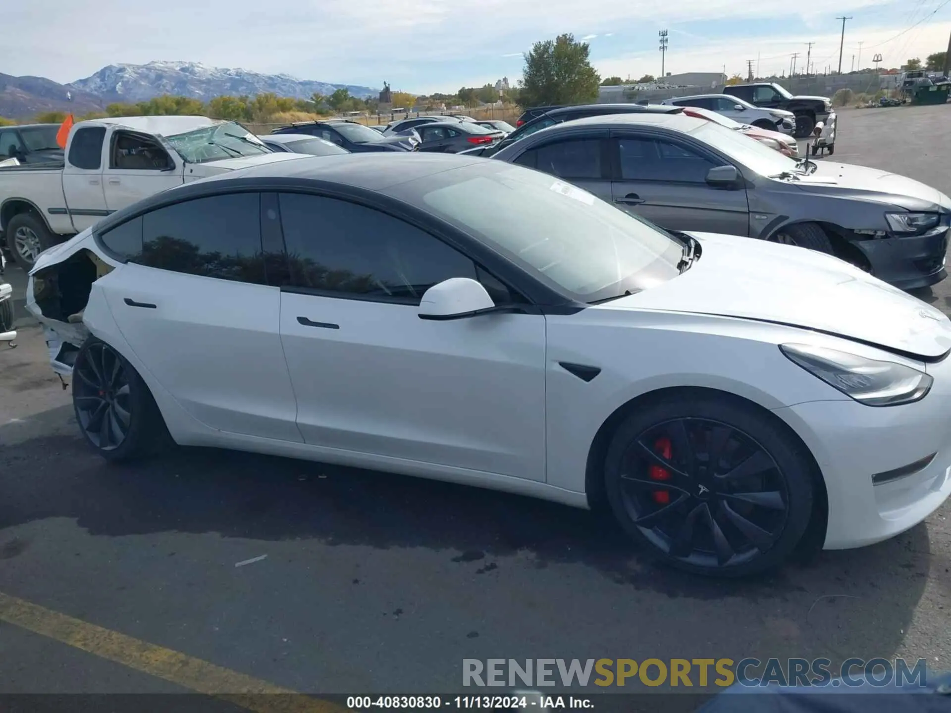13 Photograph of a damaged car 5YJ3E1EC1LF807866 TESLA MODEL 3 2020