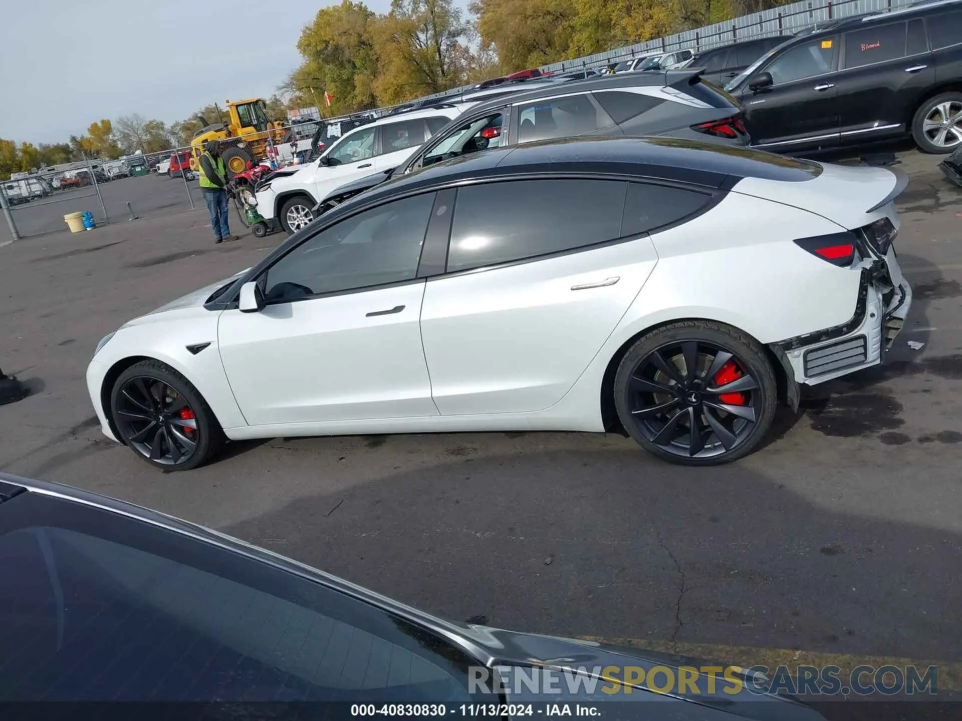 14 Photograph of a damaged car 5YJ3E1EC1LF807866 TESLA MODEL 3 2020