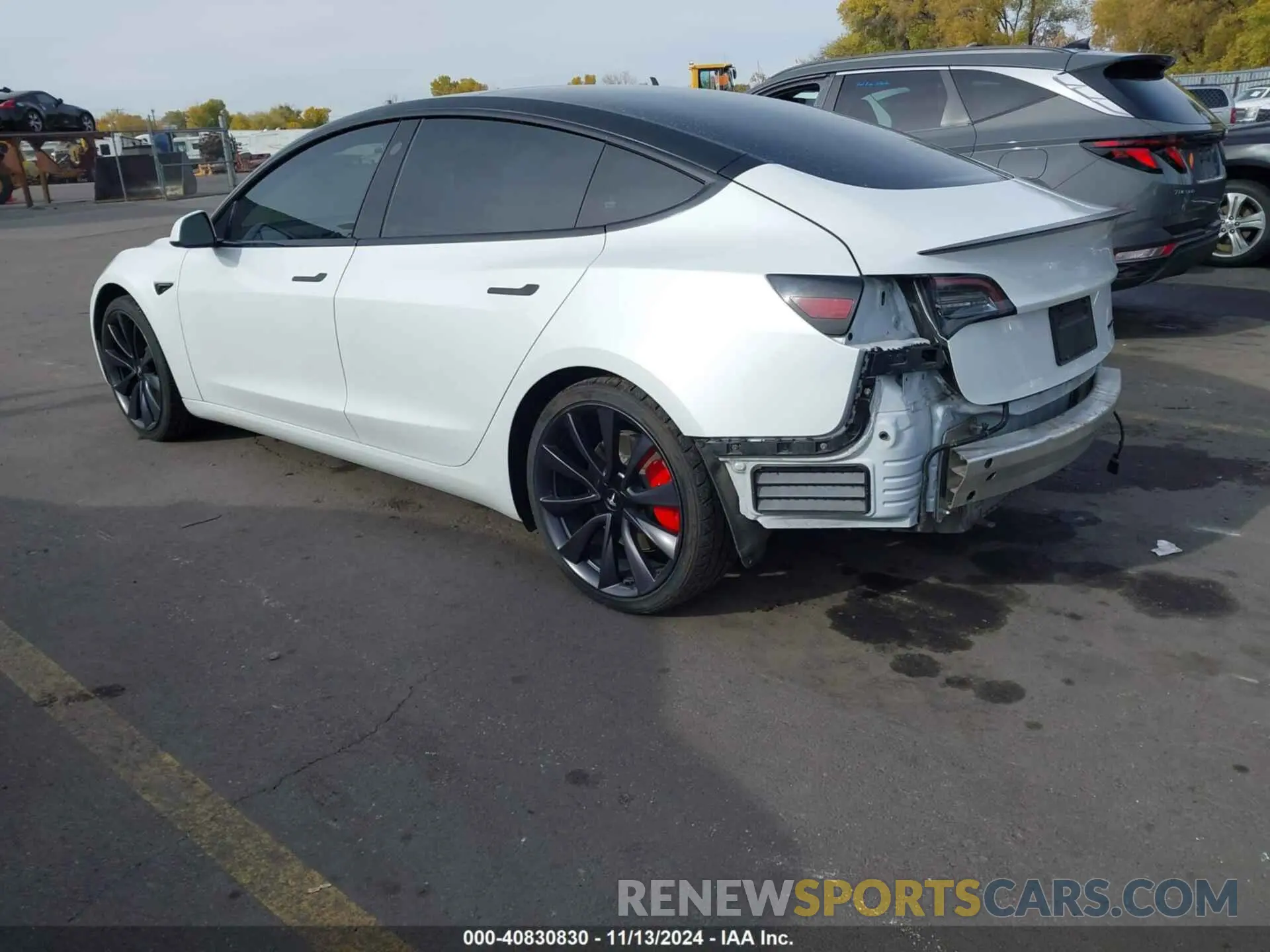 3 Photograph of a damaged car 5YJ3E1EC1LF807866 TESLA MODEL 3 2020