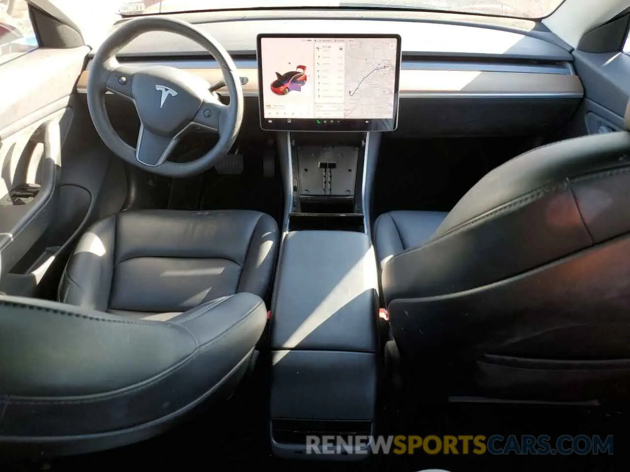 8 Photograph of a damaged car 5YJ3E1EC2LF586763 TESLA MODEL 3 2020