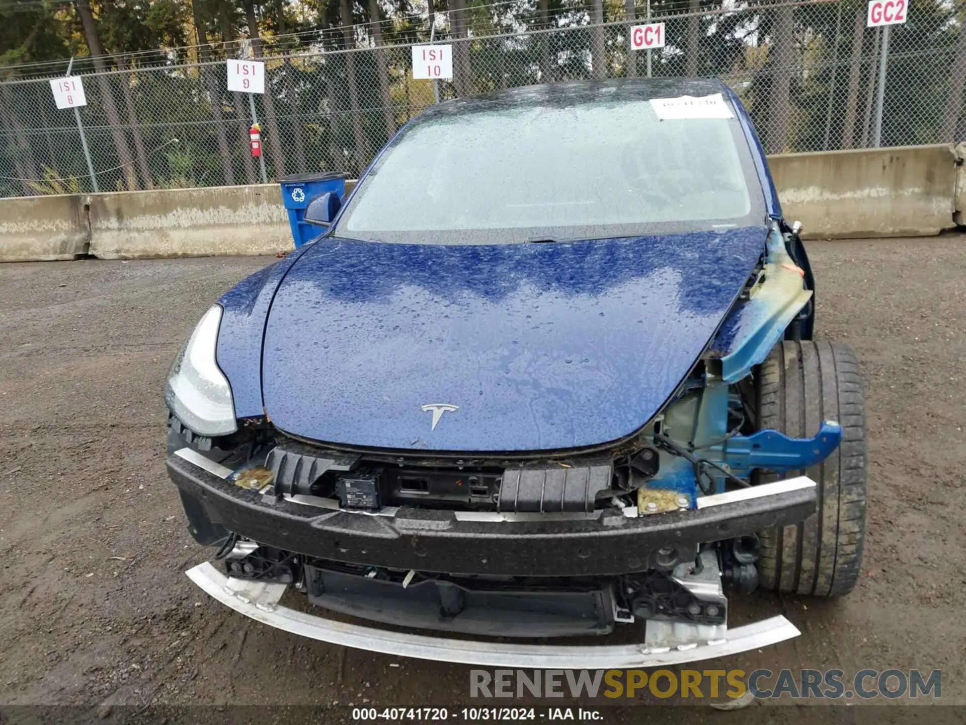 13 Photograph of a damaged car 5YJ3E1EC2LF586889 TESLA MODEL 3 2020