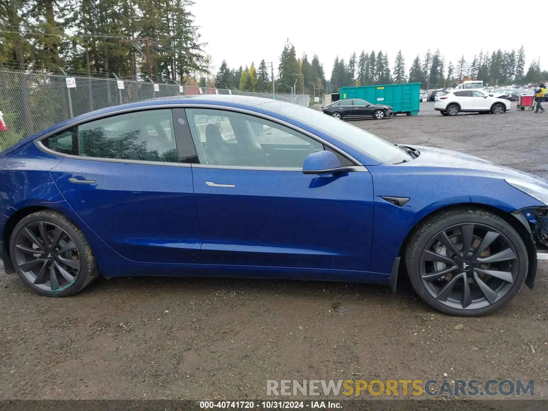 14 Photograph of a damaged car 5YJ3E1EC2LF586889 TESLA MODEL 3 2020