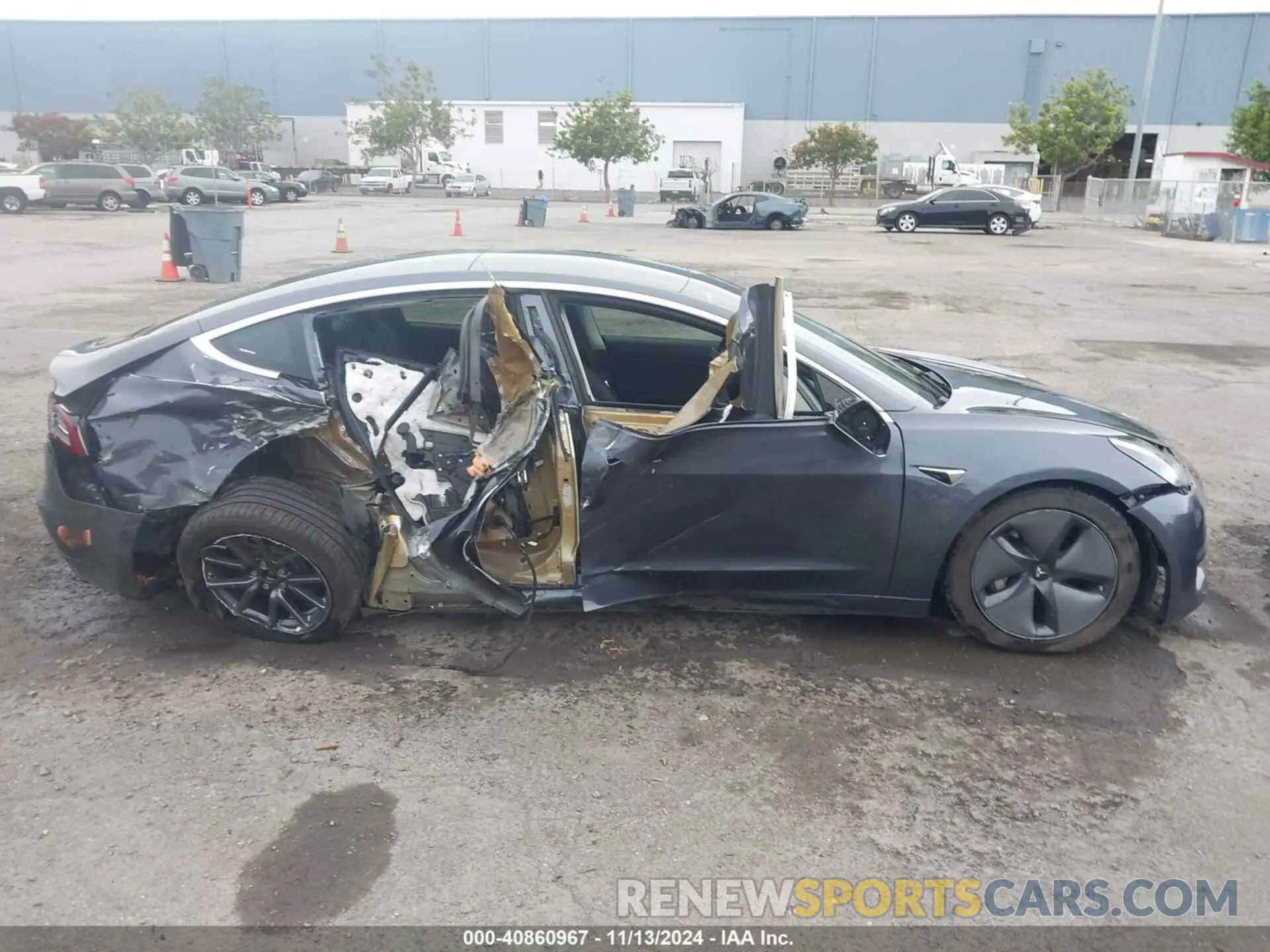 13 Photograph of a damaged car 5YJ3E1EC2LF601732 TESLA MODEL 3 2020