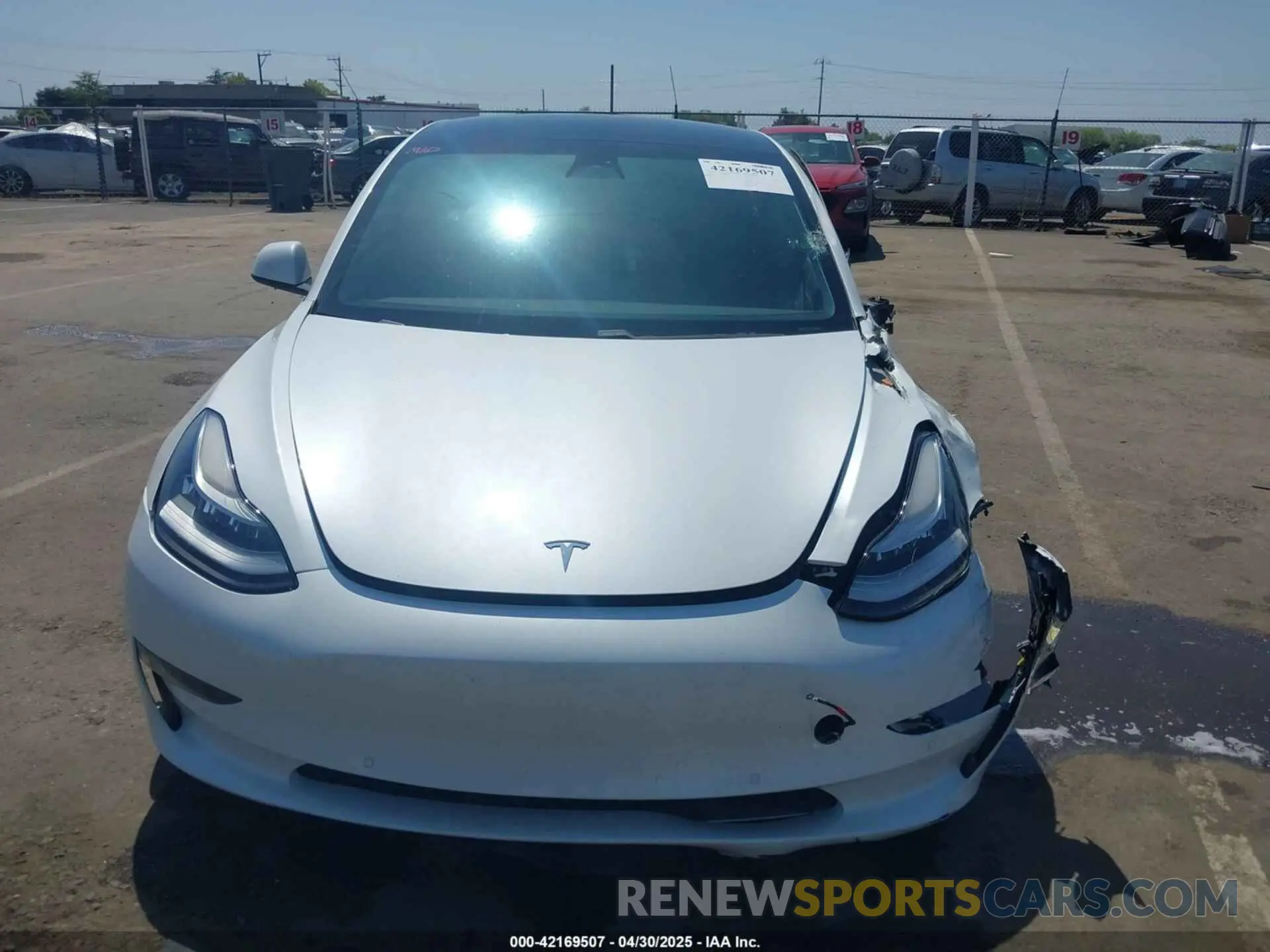 12 Photograph of a damaged car 5YJ3E1EC2LF601990 TESLA MODEL 3 2020