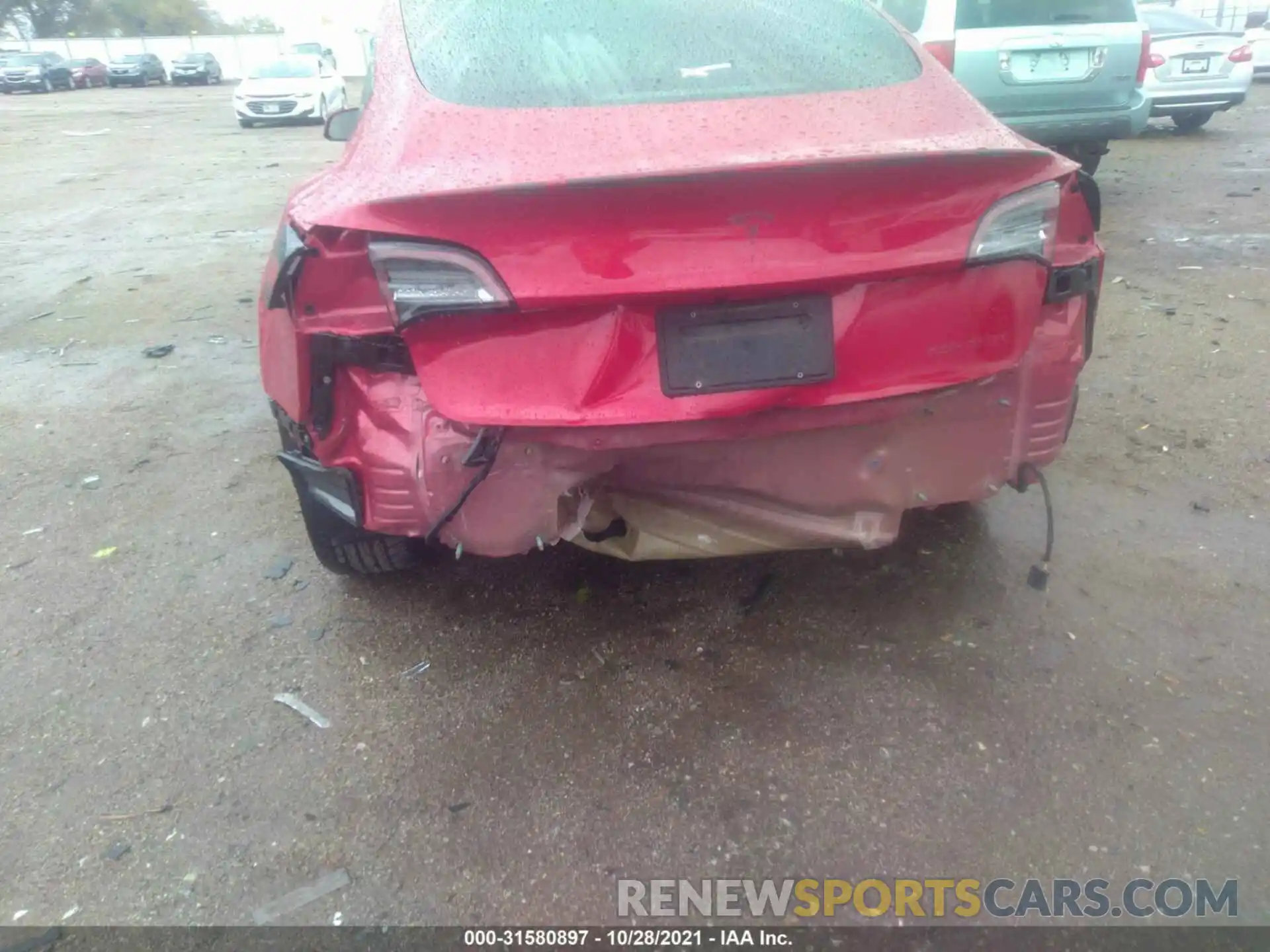 6 Photograph of a damaged car 5YJ3E1EC2LF603447 TESLA MODEL 3 2020