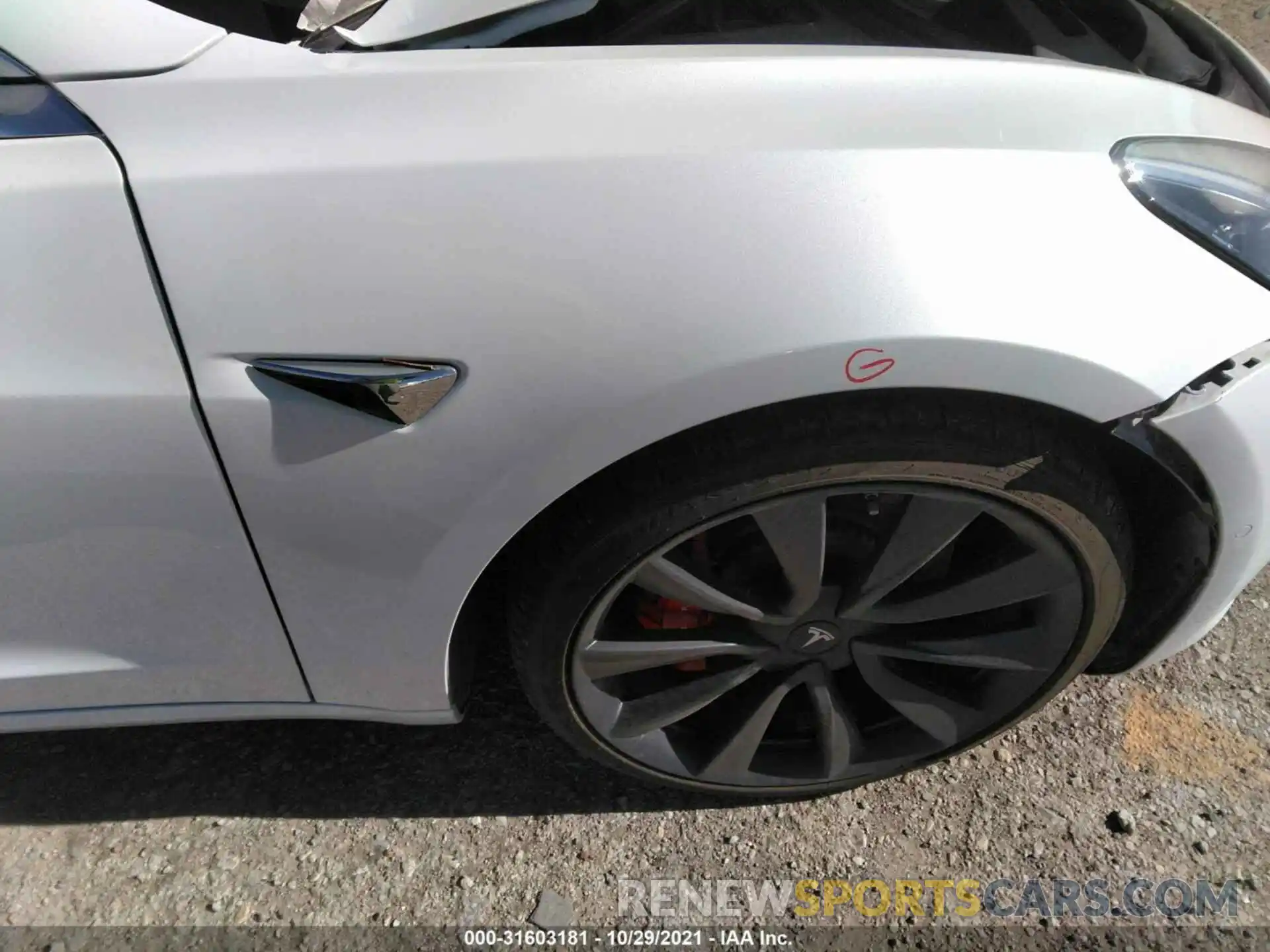 13 Photograph of a damaged car 5YJ3E1EC2LF623407 TESLA MODEL 3 2020