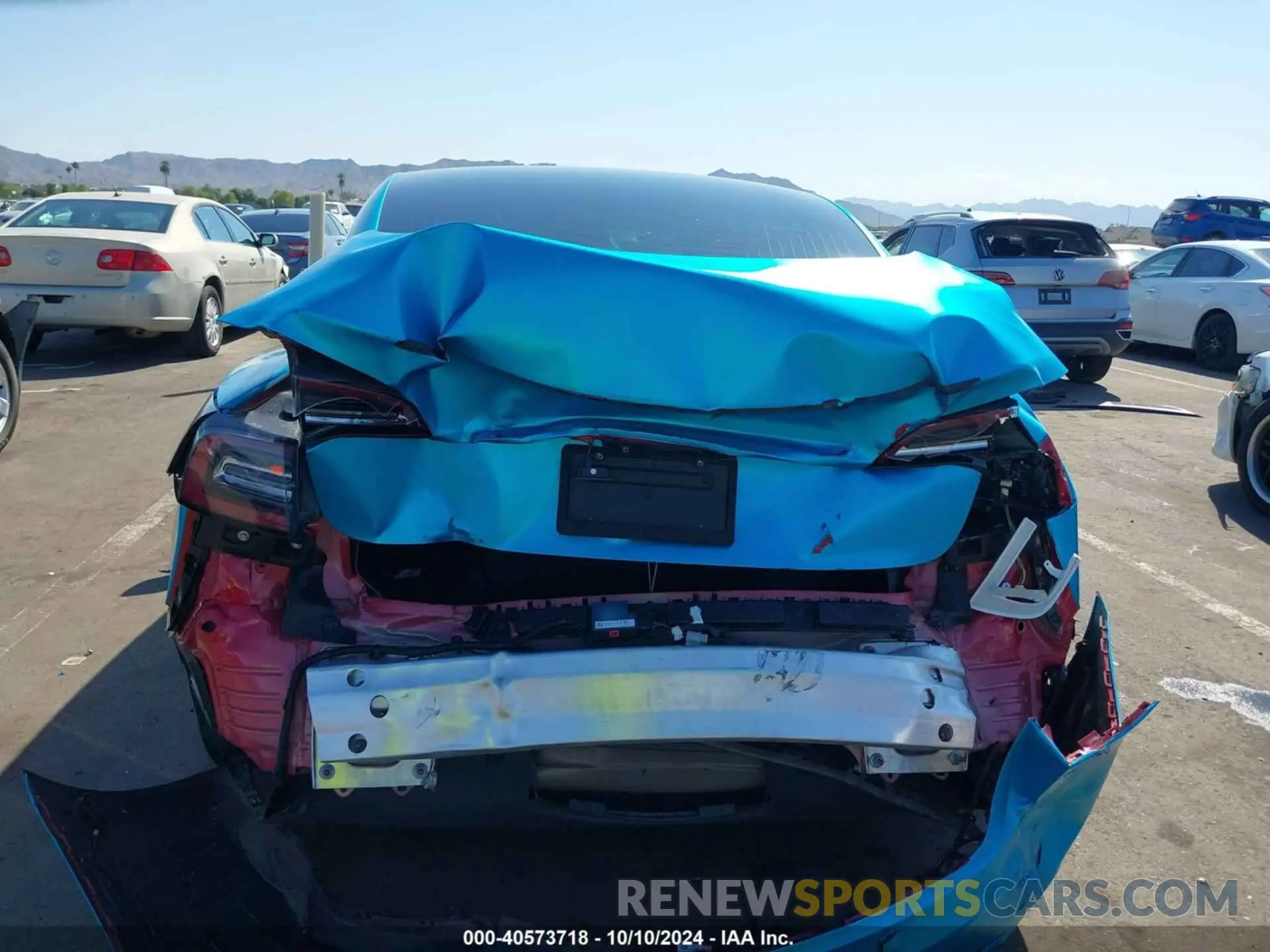 6 Photograph of a damaged car 5YJ3E1EC2LF641101 TESLA MODEL 3 2020