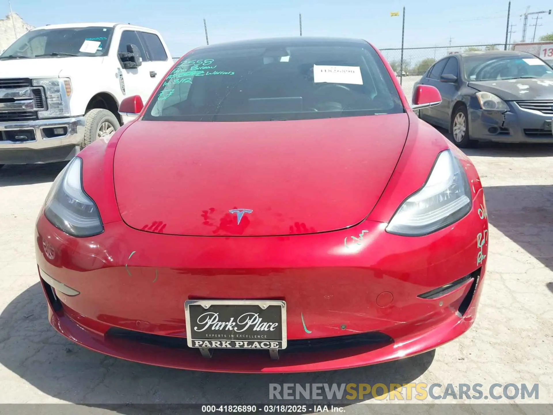 11 Photograph of a damaged car 5YJ3E1EC2LF647223 TESLA MODEL 3 2020