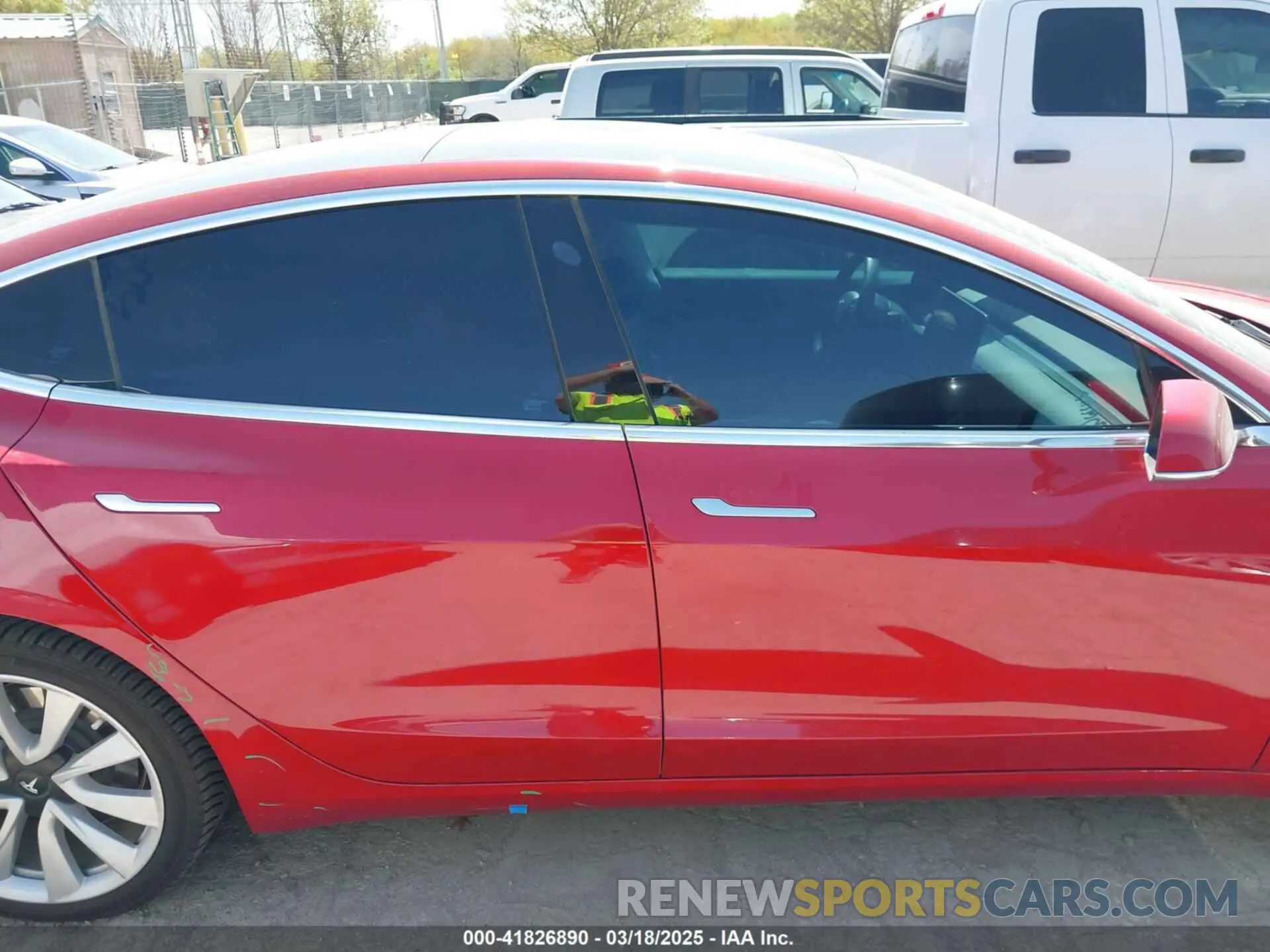 12 Photograph of a damaged car 5YJ3E1EC2LF647223 TESLA MODEL 3 2020