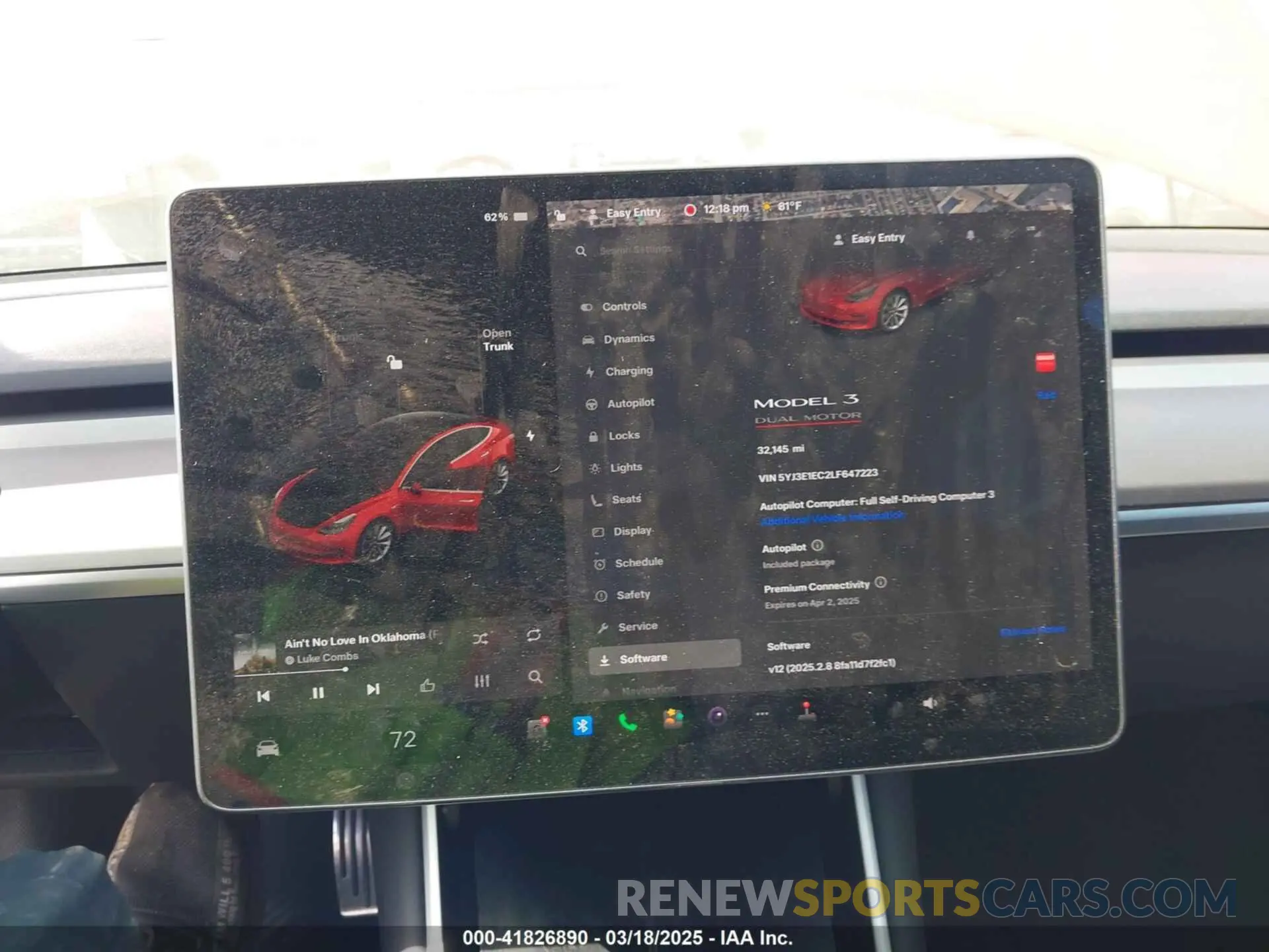 17 Photograph of a damaged car 5YJ3E1EC2LF647223 TESLA MODEL 3 2020