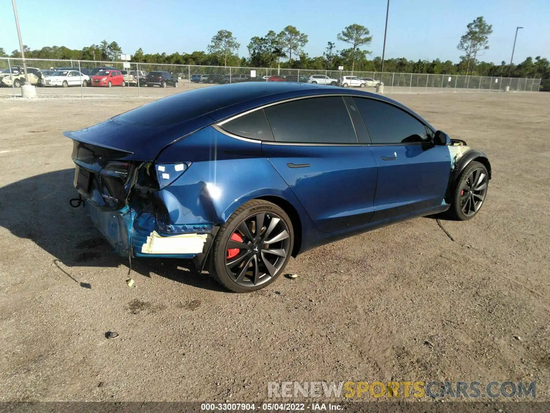 4 Photograph of a damaged car 5YJ3E1EC2LF800165 TESLA MODEL 3 2020