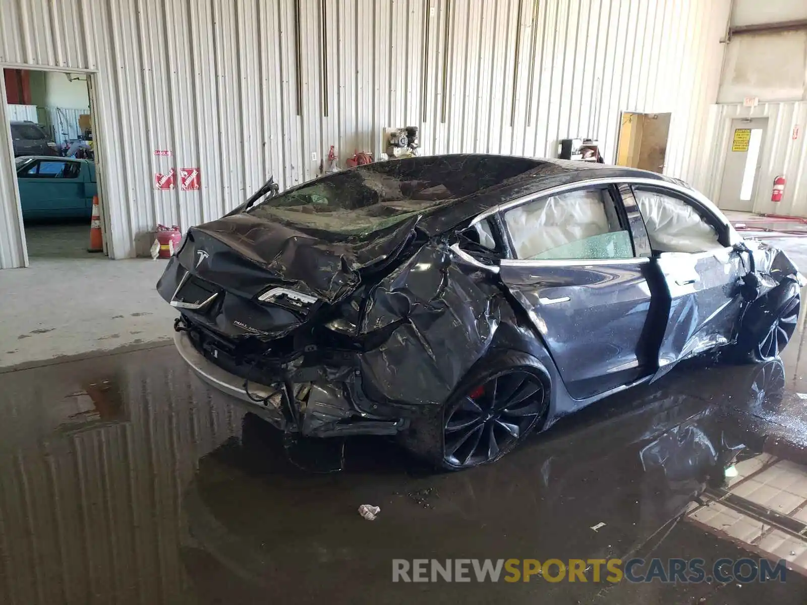 9 Photograph of a damaged car 5YJ3E1EC2LF800229 TESLA MODEL 3 2020