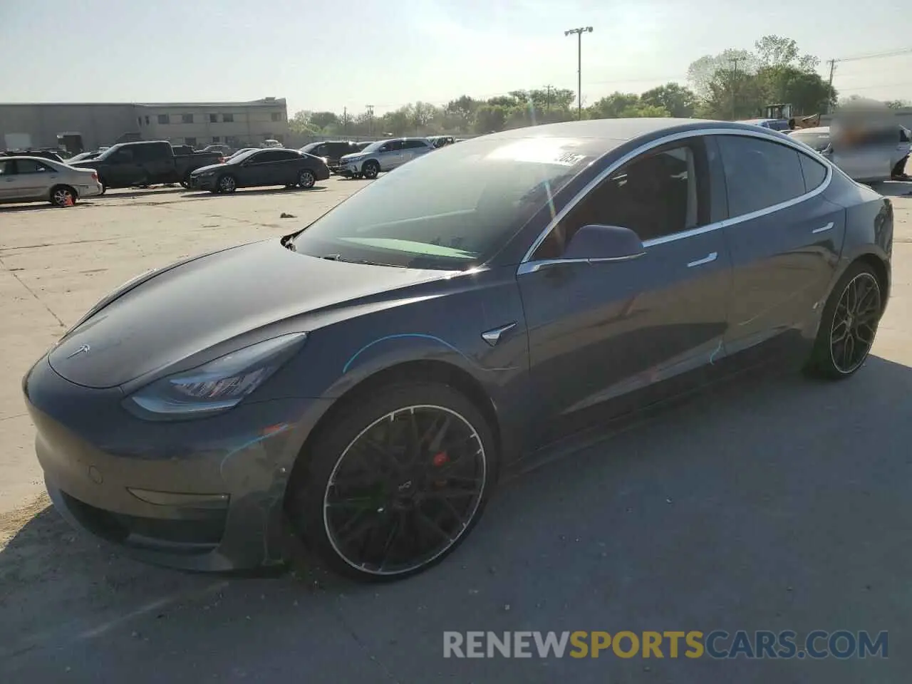 1 Photograph of a damaged car 5YJ3E1EC3LF641009 TESLA MODEL 3 2020