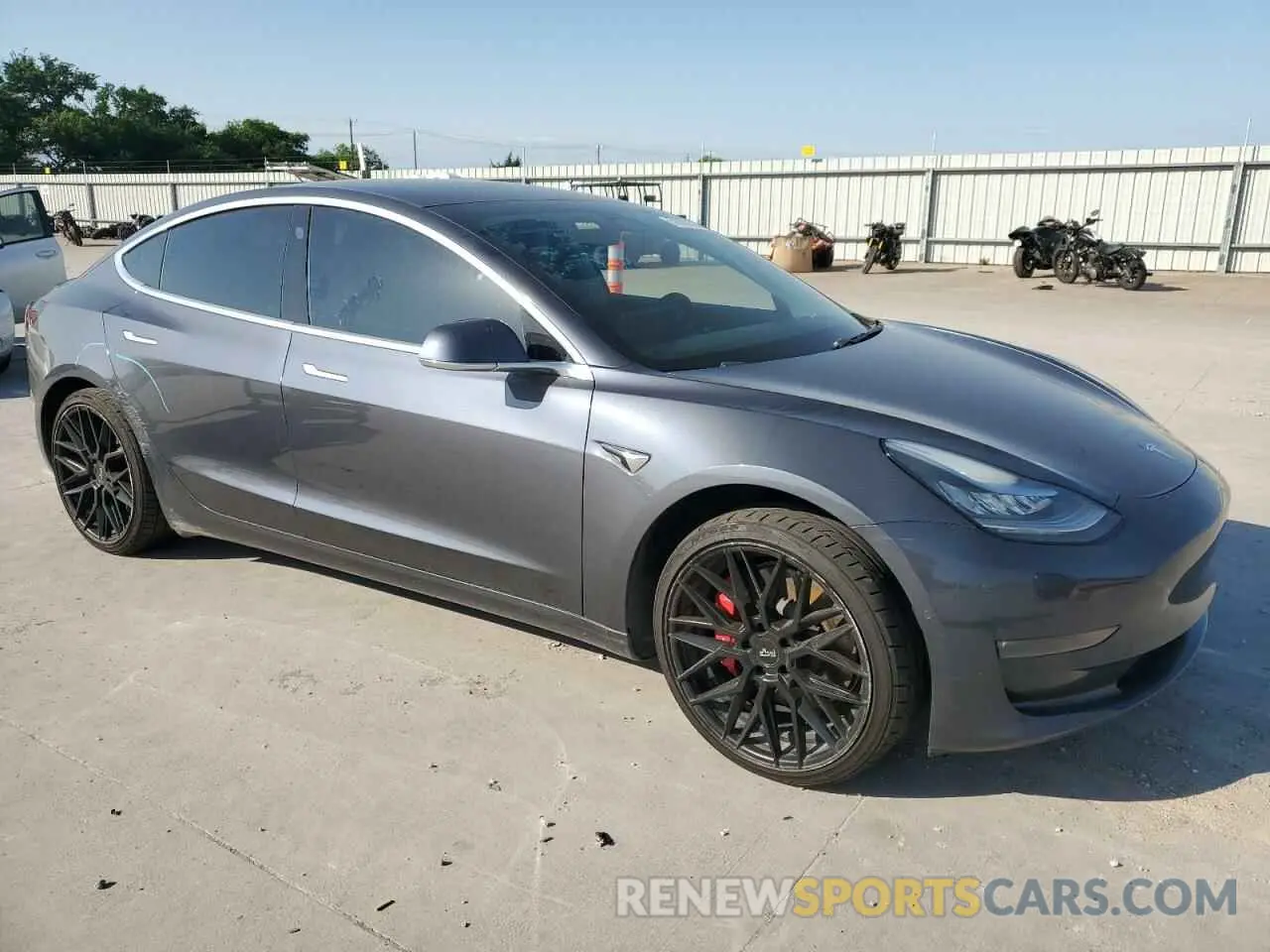 4 Photograph of a damaged car 5YJ3E1EC3LF641009 TESLA MODEL 3 2020