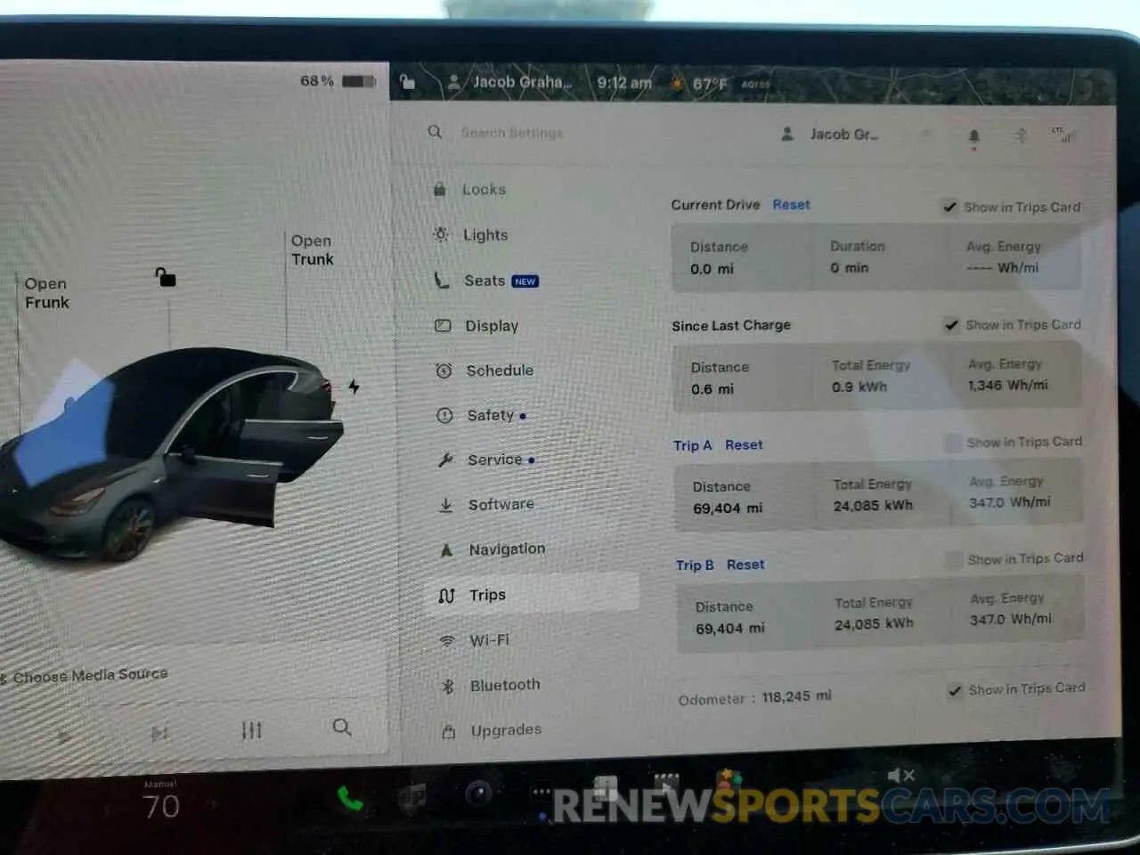 9 Photograph of a damaged car 5YJ3E1EC3LF641009 TESLA MODEL 3 2020