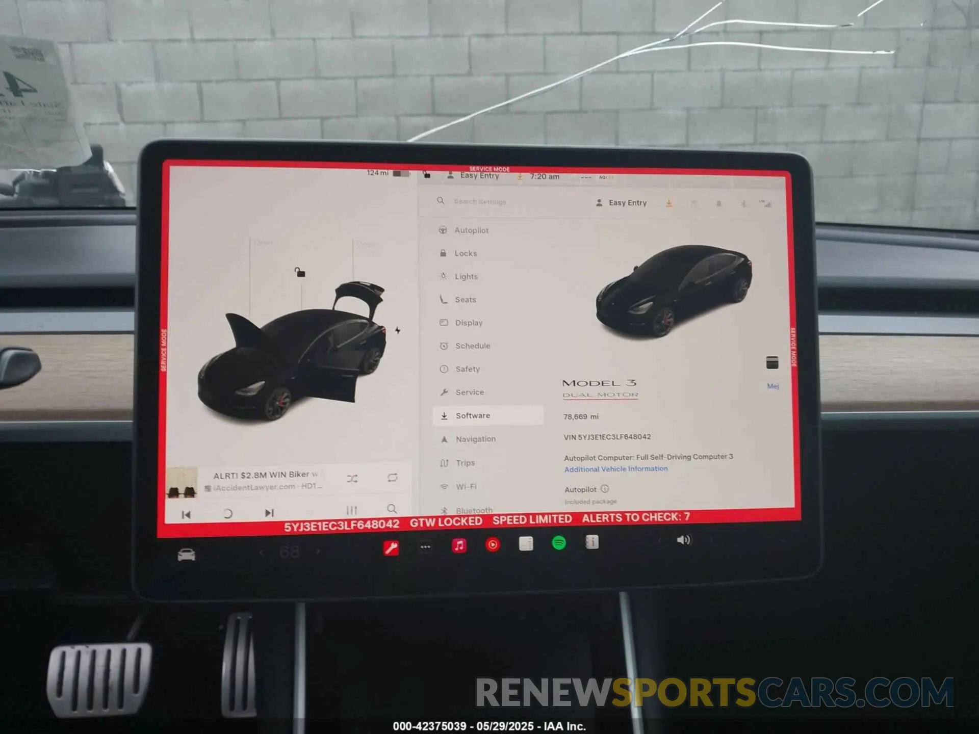 17 Photograph of a damaged car 5YJ3E1EC3LF648042 TESLA MODEL 3 2020