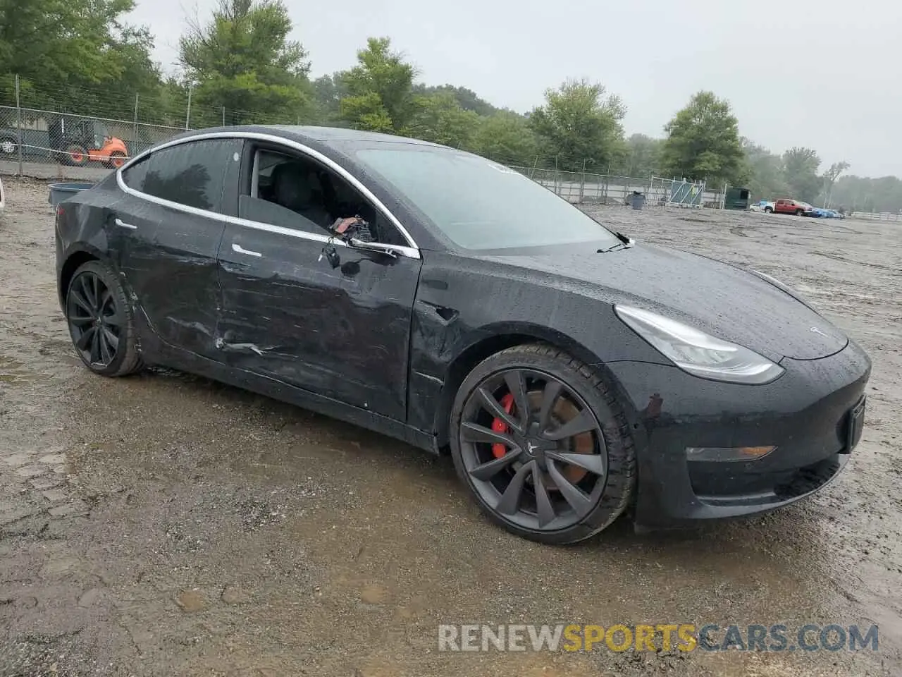 4 Photograph of a damaged car 5YJ3E1EC3LF791637 TESLA MODEL 3 2020