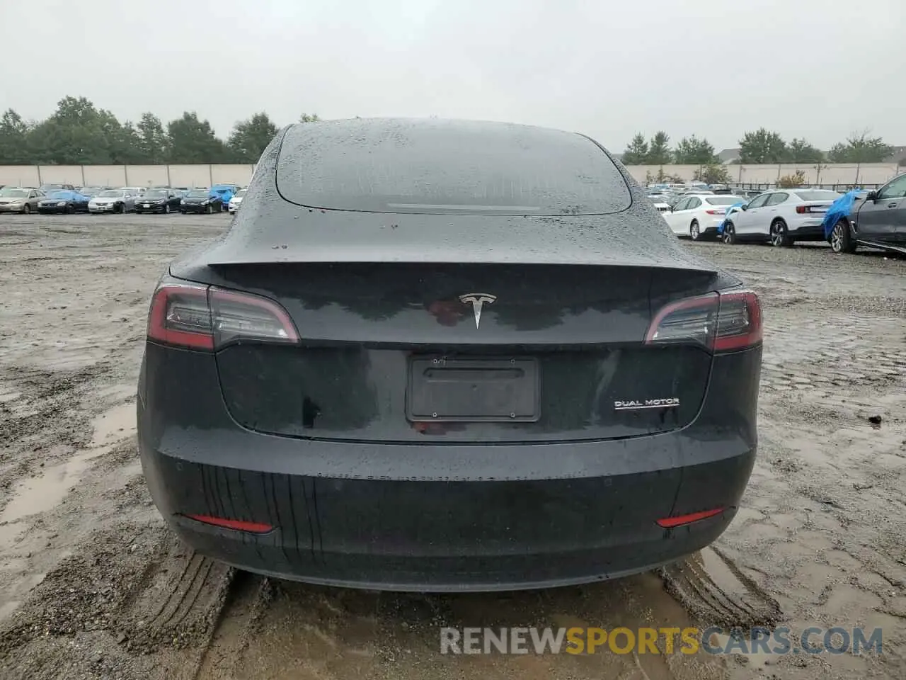 6 Photograph of a damaged car 5YJ3E1EC3LF791637 TESLA MODEL 3 2020