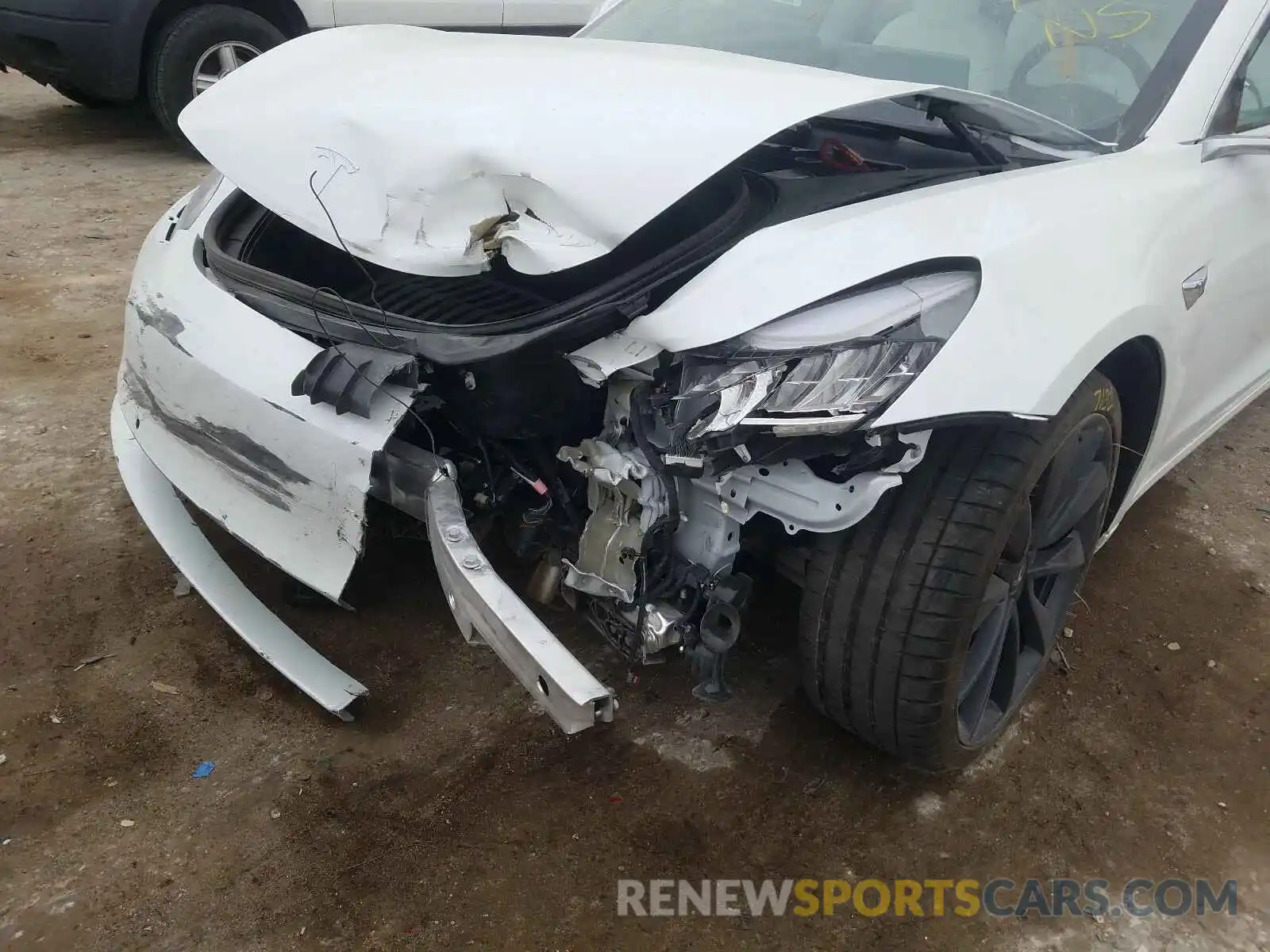 9 Photograph of a damaged car 5YJ3E1EC3LF796529 TESLA MODEL 3 2020