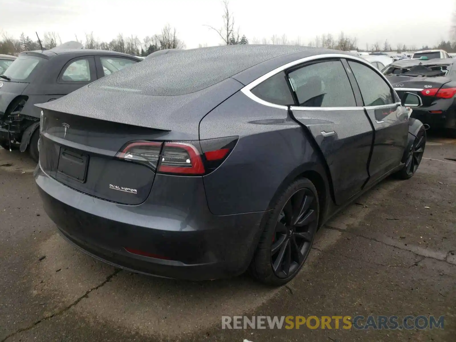 4 Photograph of a damaged car 5YJ3E1EC3LF805357 TESLA MODEL 3 2020