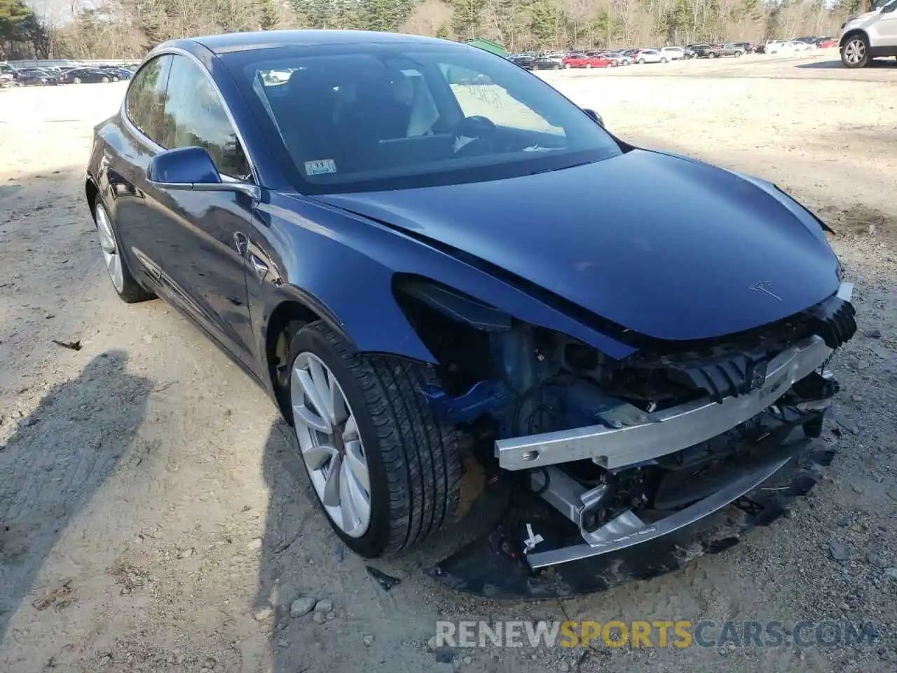 1 Photograph of a damaged car 5YJ3E1EC4LF586862 TESLA MODEL 3 2020