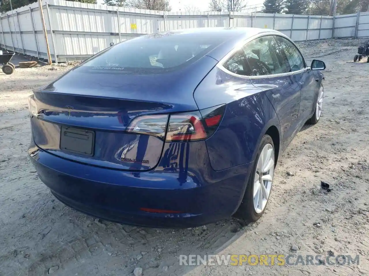 4 Photograph of a damaged car 5YJ3E1EC4LF586862 TESLA MODEL 3 2020