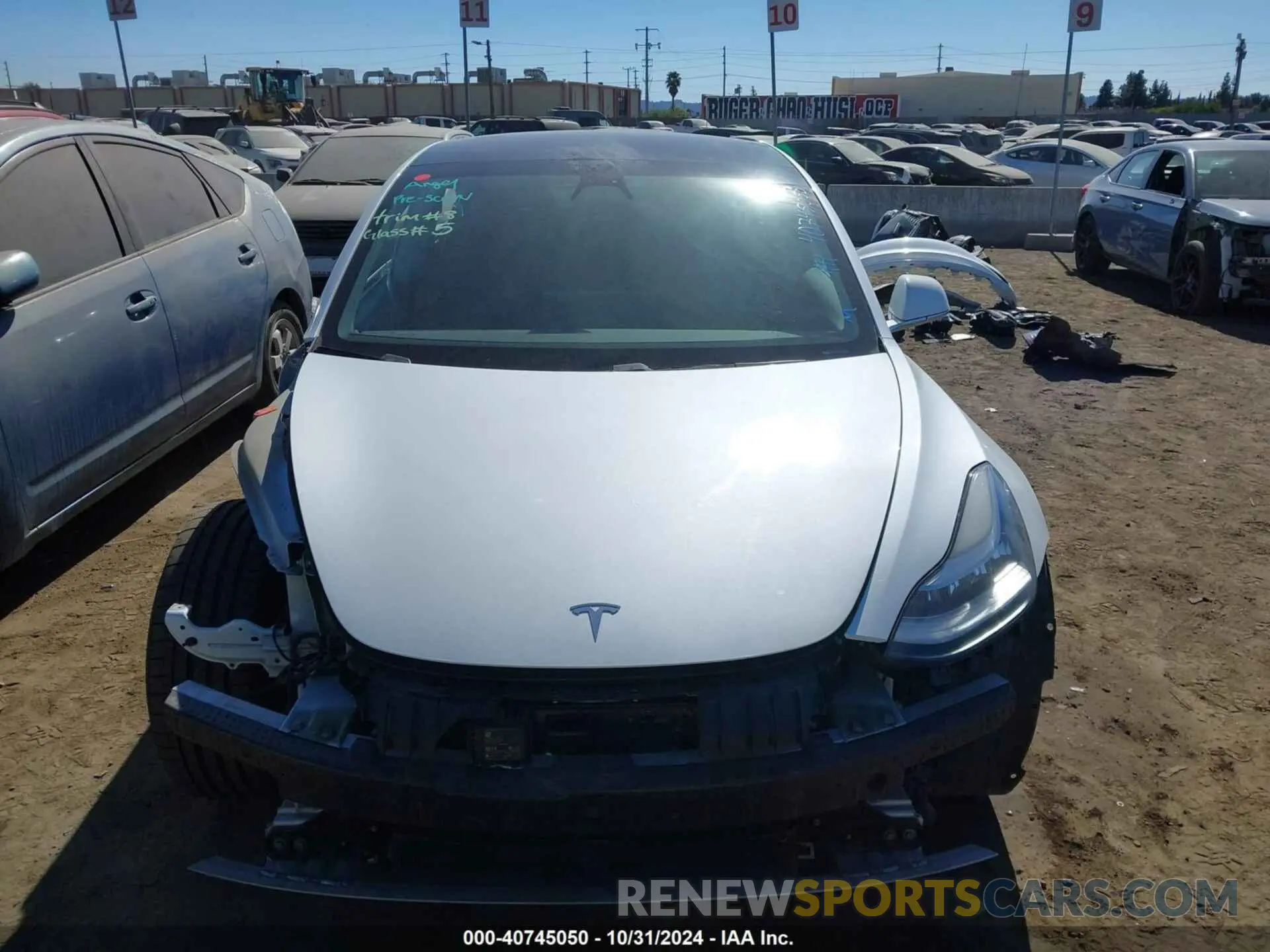 12 Photograph of a damaged car 5YJ3E1EC4LF624140 TESLA MODEL 3 2020