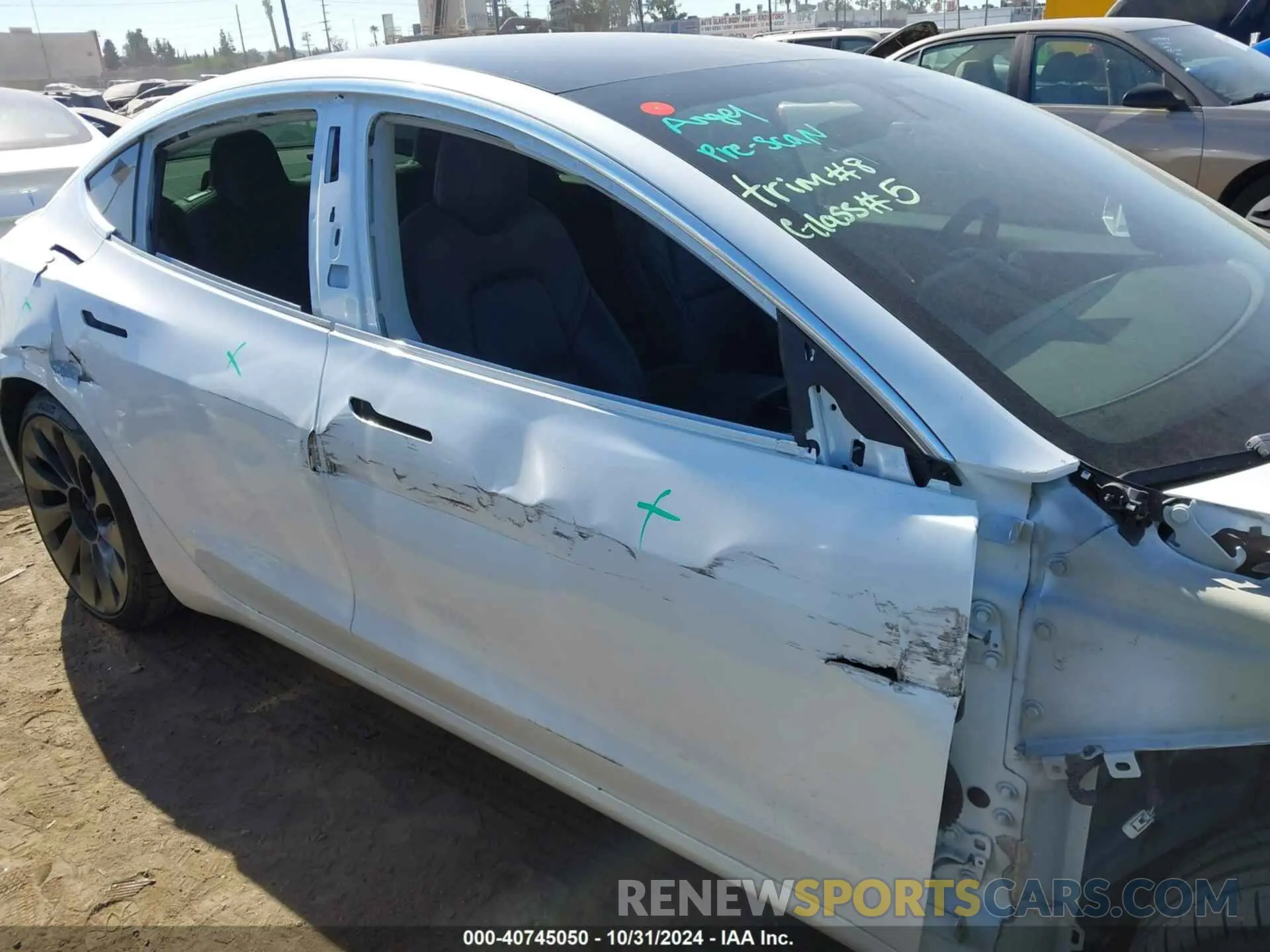 13 Photograph of a damaged car 5YJ3E1EC4LF624140 TESLA MODEL 3 2020