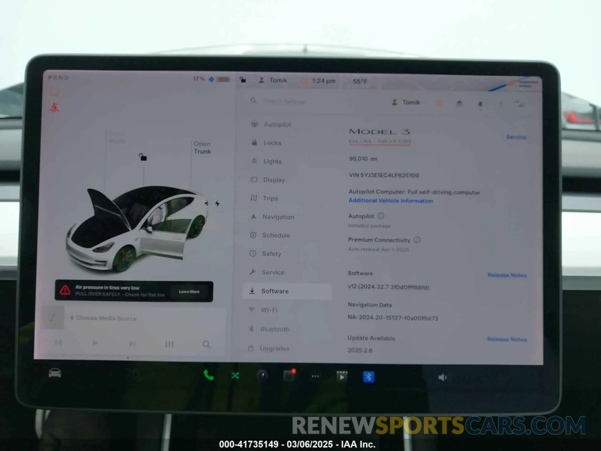 19 Photograph of a damaged car 5YJ3E1EC4LF625109 TESLA MODEL 3 2020