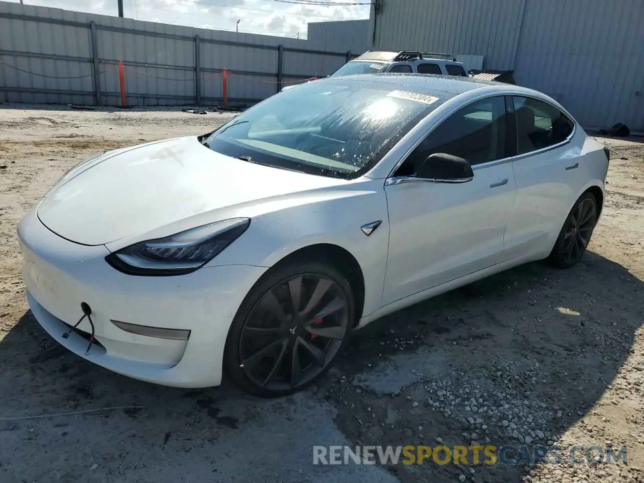 1 Photograph of a damaged car 5YJ3E1EC4LF641472 TESLA MODEL 3 2020