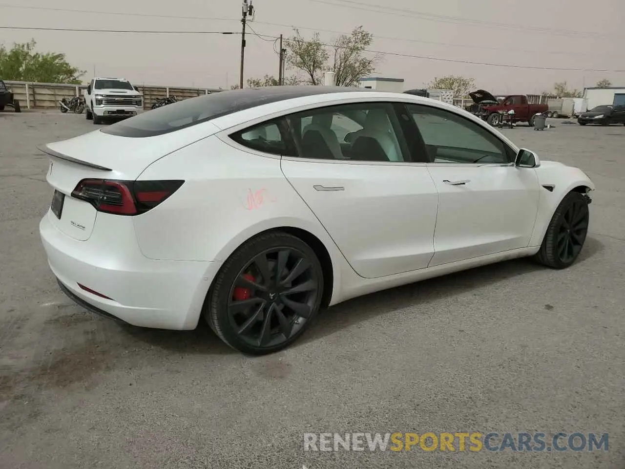 3 Photograph of a damaged car 5YJ3E1EC4LF642024 TESLA MODEL 3 2020