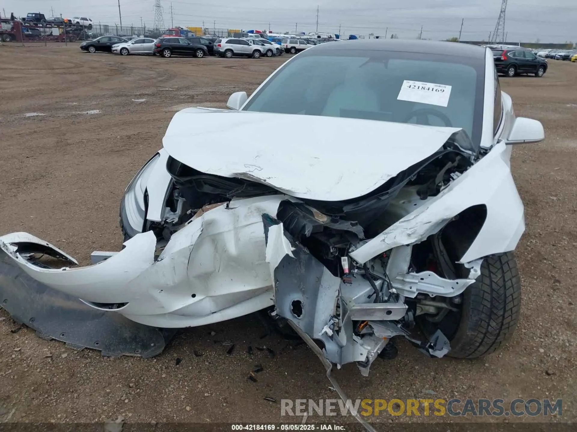 6 Photograph of a damaged car 5YJ3E1EC4LF719149 TESLA MODEL 3 2020