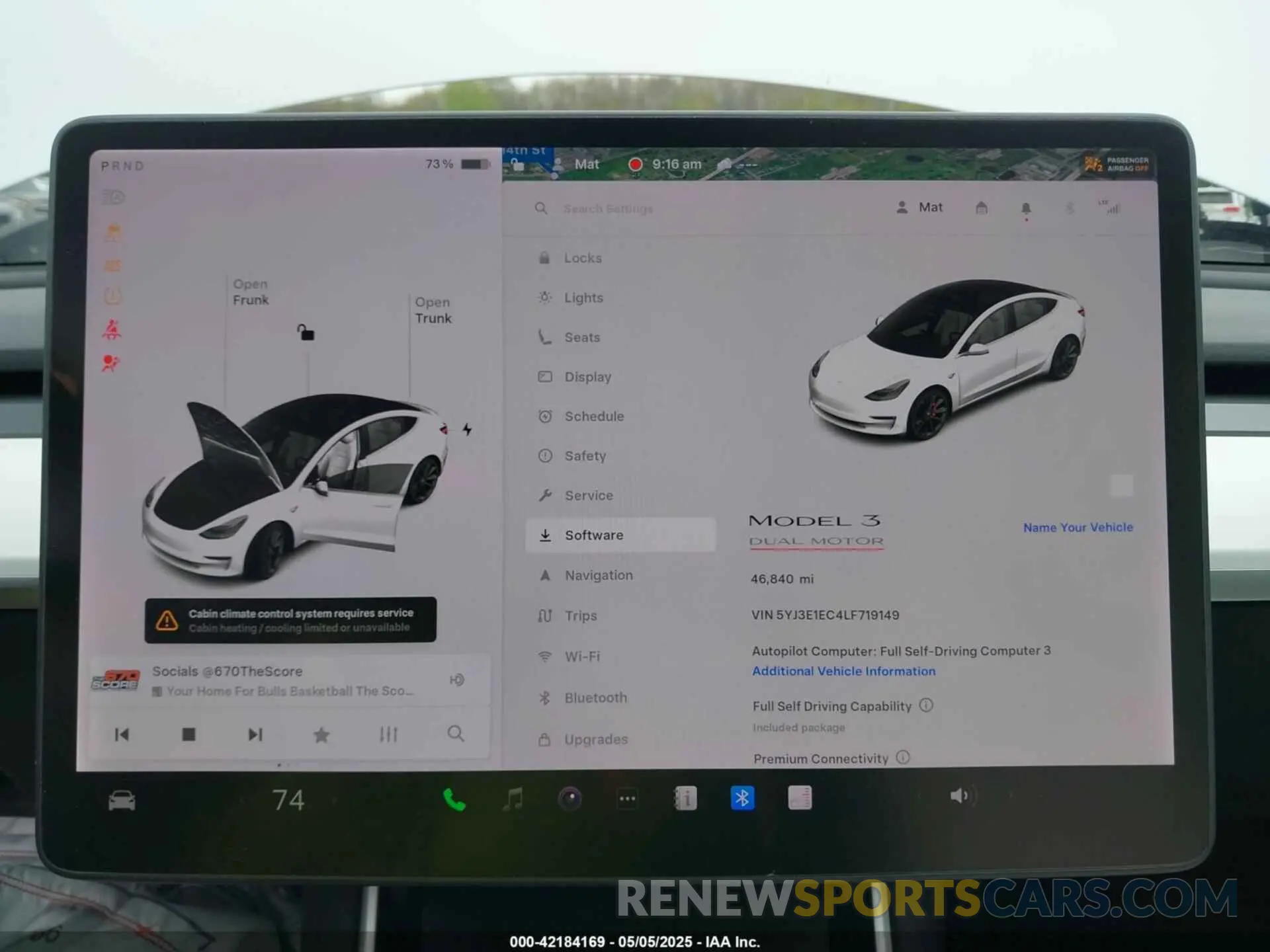 7 Photograph of a damaged car 5YJ3E1EC4LF719149 TESLA MODEL 3 2020
