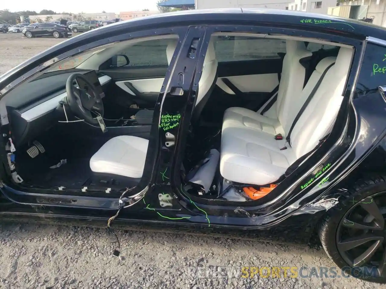 9 Photograph of a damaged car 5YJ3E1EC4LF742382 TESLA MODEL 3 2020