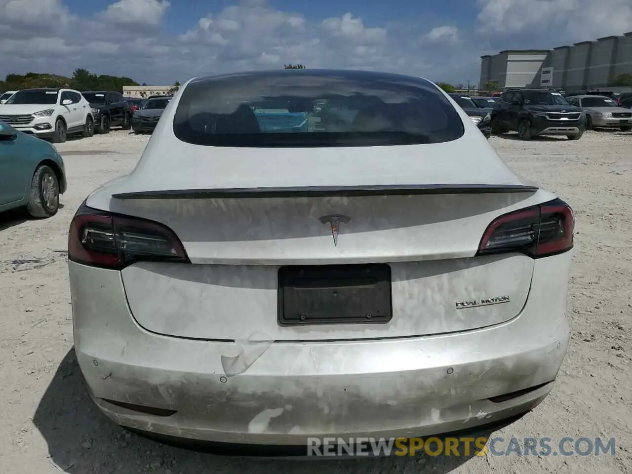 6 Photograph of a damaged car 5YJ3E1EC4LF800149 TESLA MODEL 3 2020