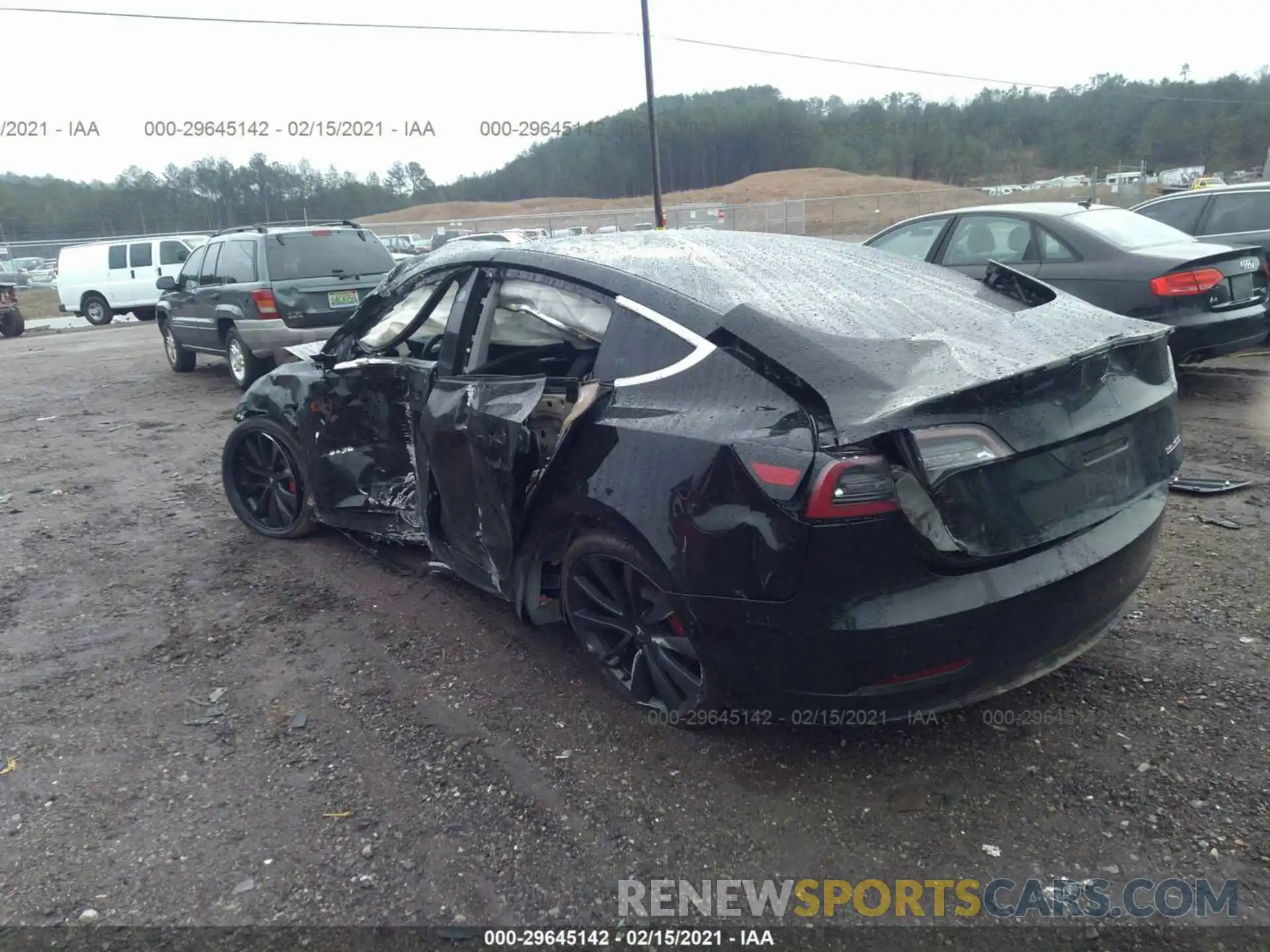 3 Photograph of a damaged car 5YJ3E1EC5LF623529 TESLA MODEL 3 2020