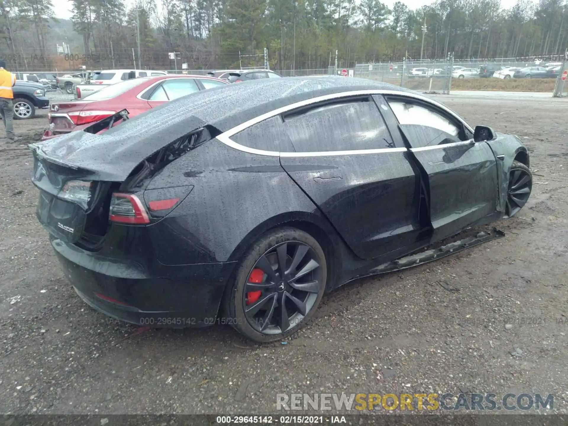 4 Photograph of a damaged car 5YJ3E1EC5LF623529 TESLA MODEL 3 2020